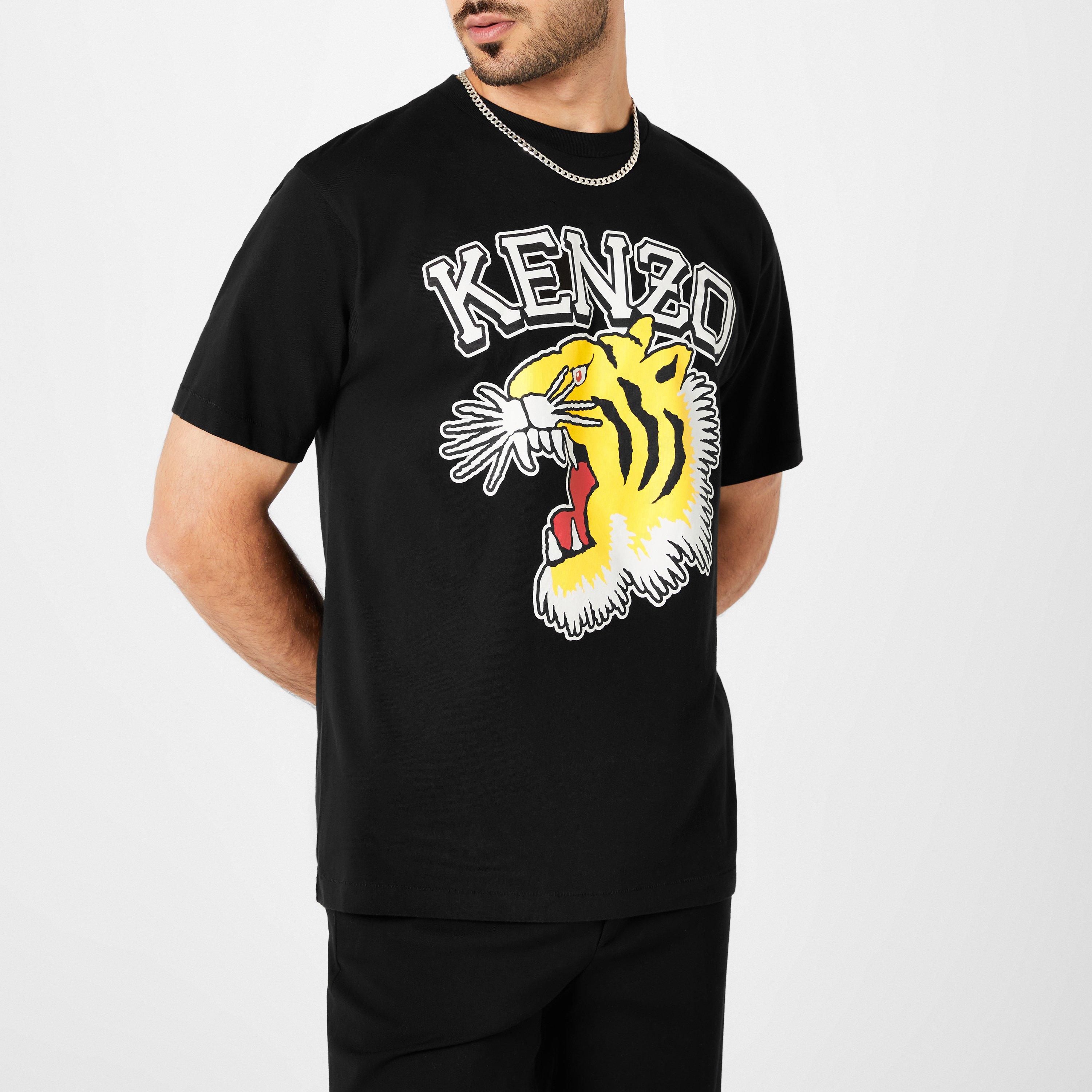 Black - Kenzo - Varsity Jungle T-Shirt - 5