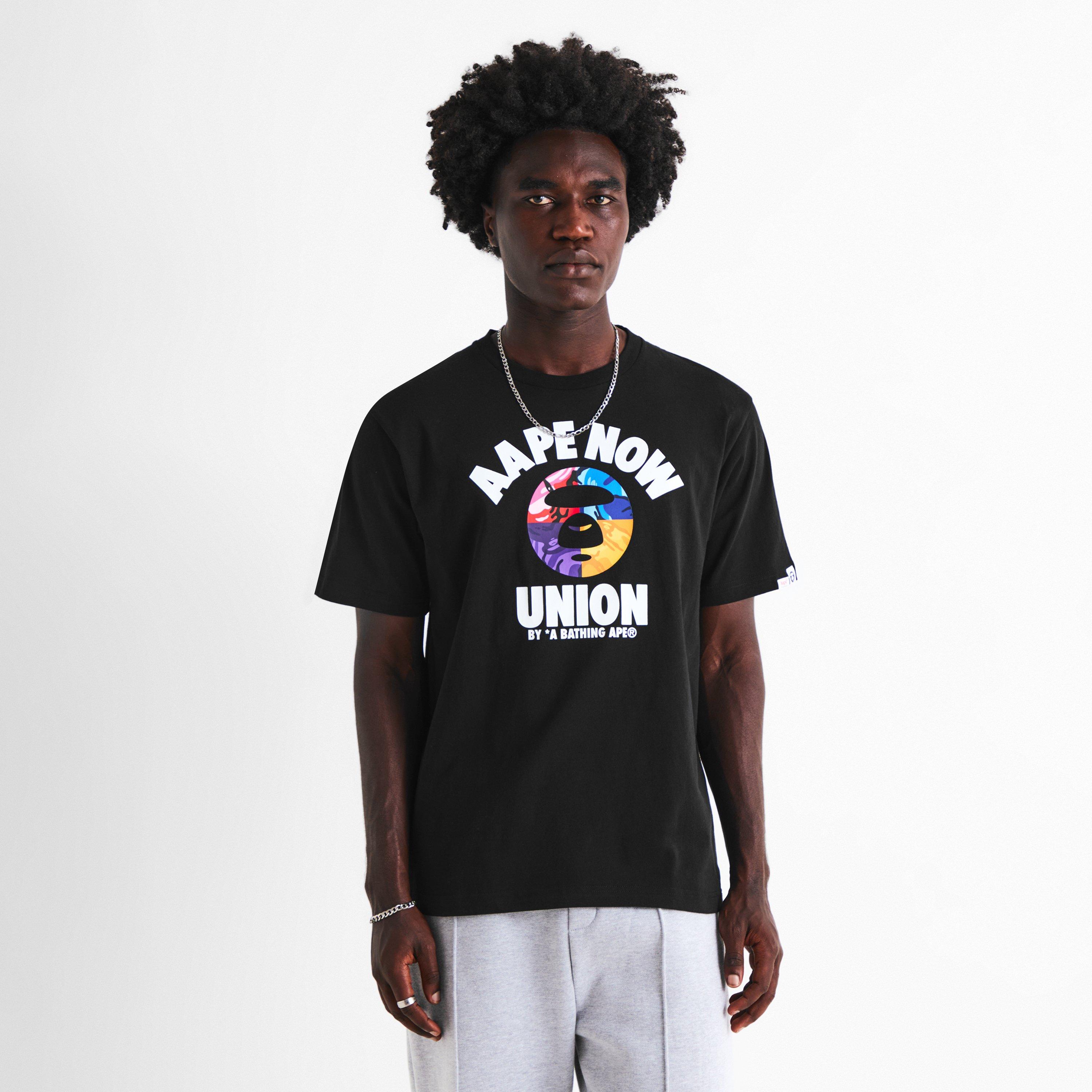 Black - AAPE - AAPE NOW Union Tee Sn63 - 3
