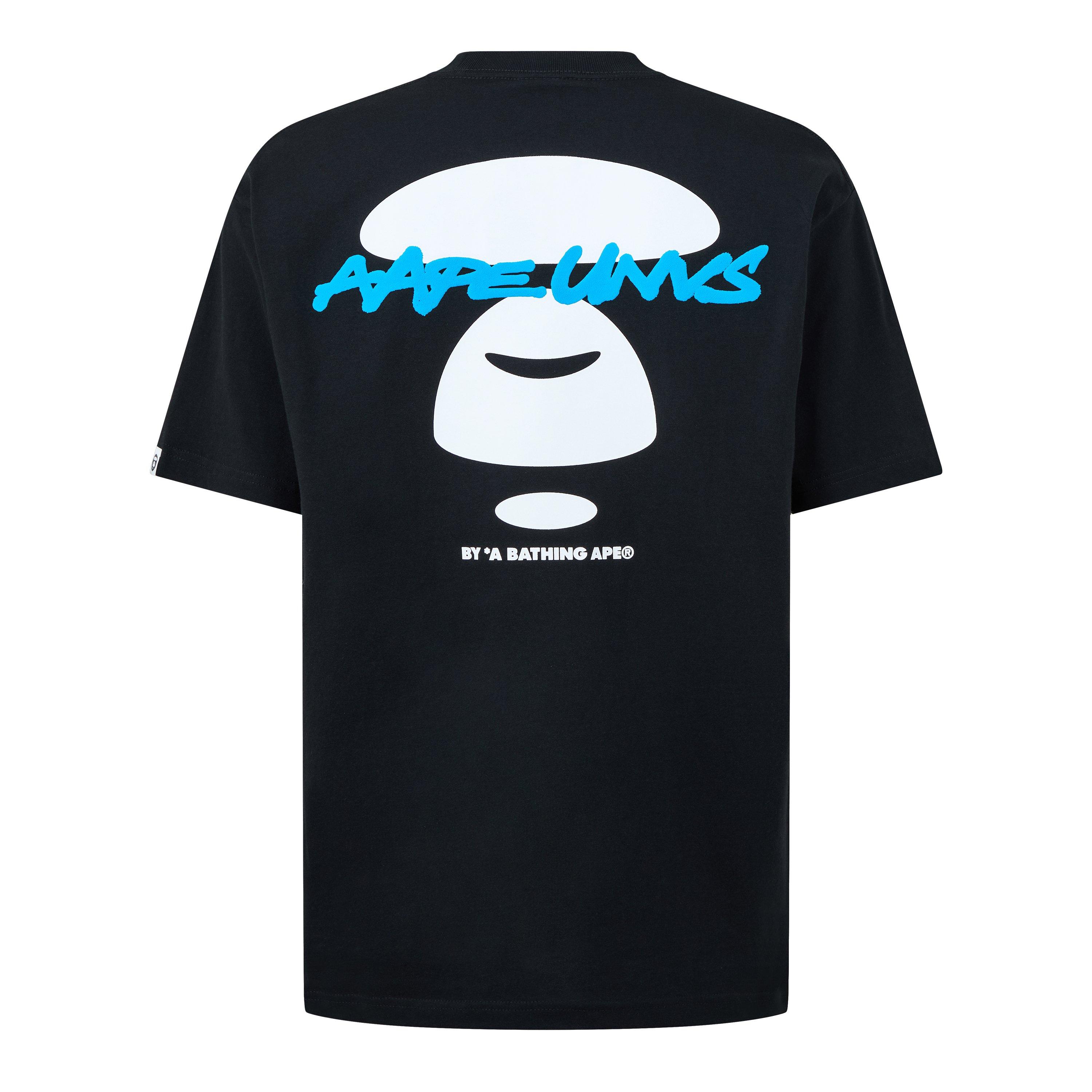 Black - AAPE - AAPE Bone UNVS Tee Sn63 - 2