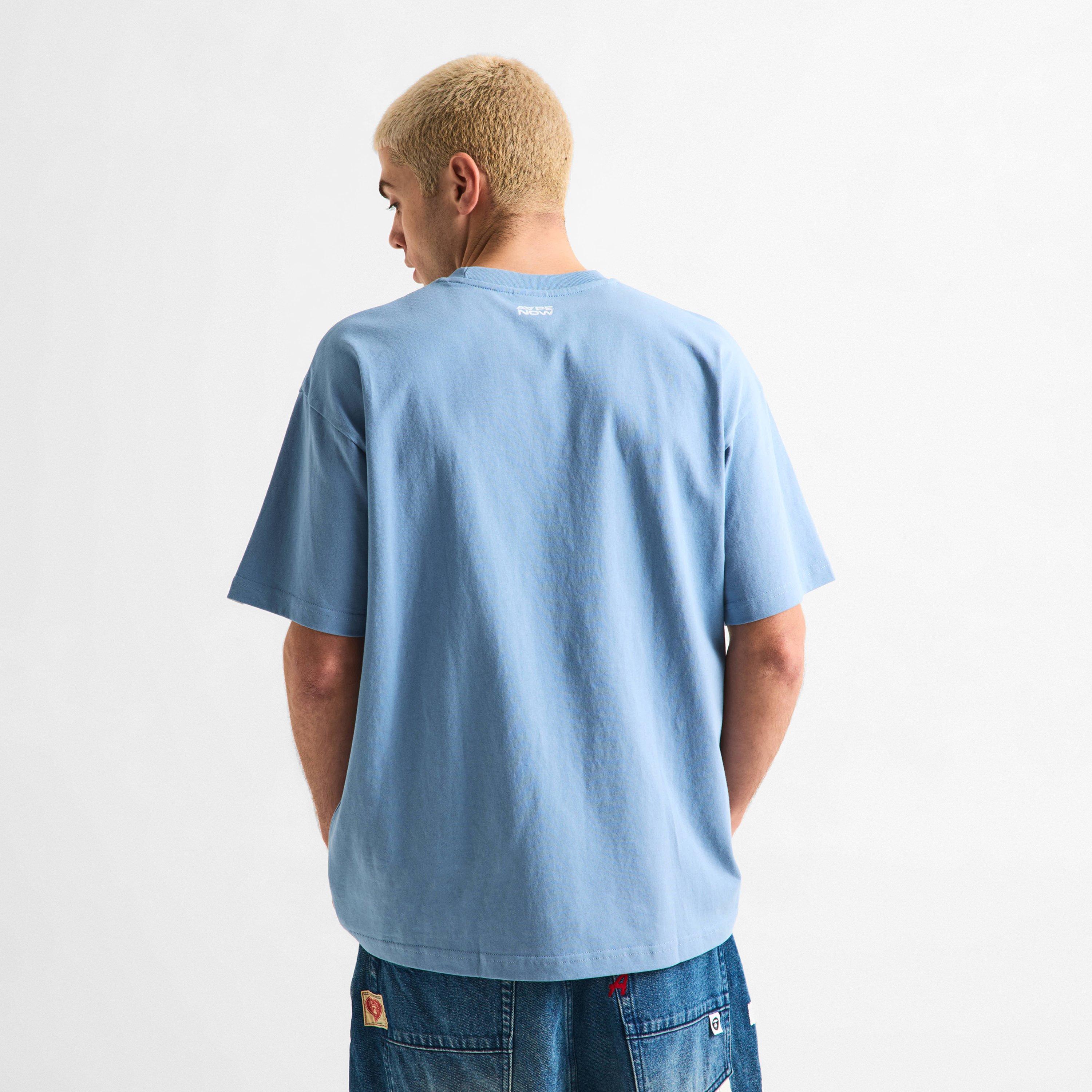 Blue - AAPE - Men's T-Shirt - 4