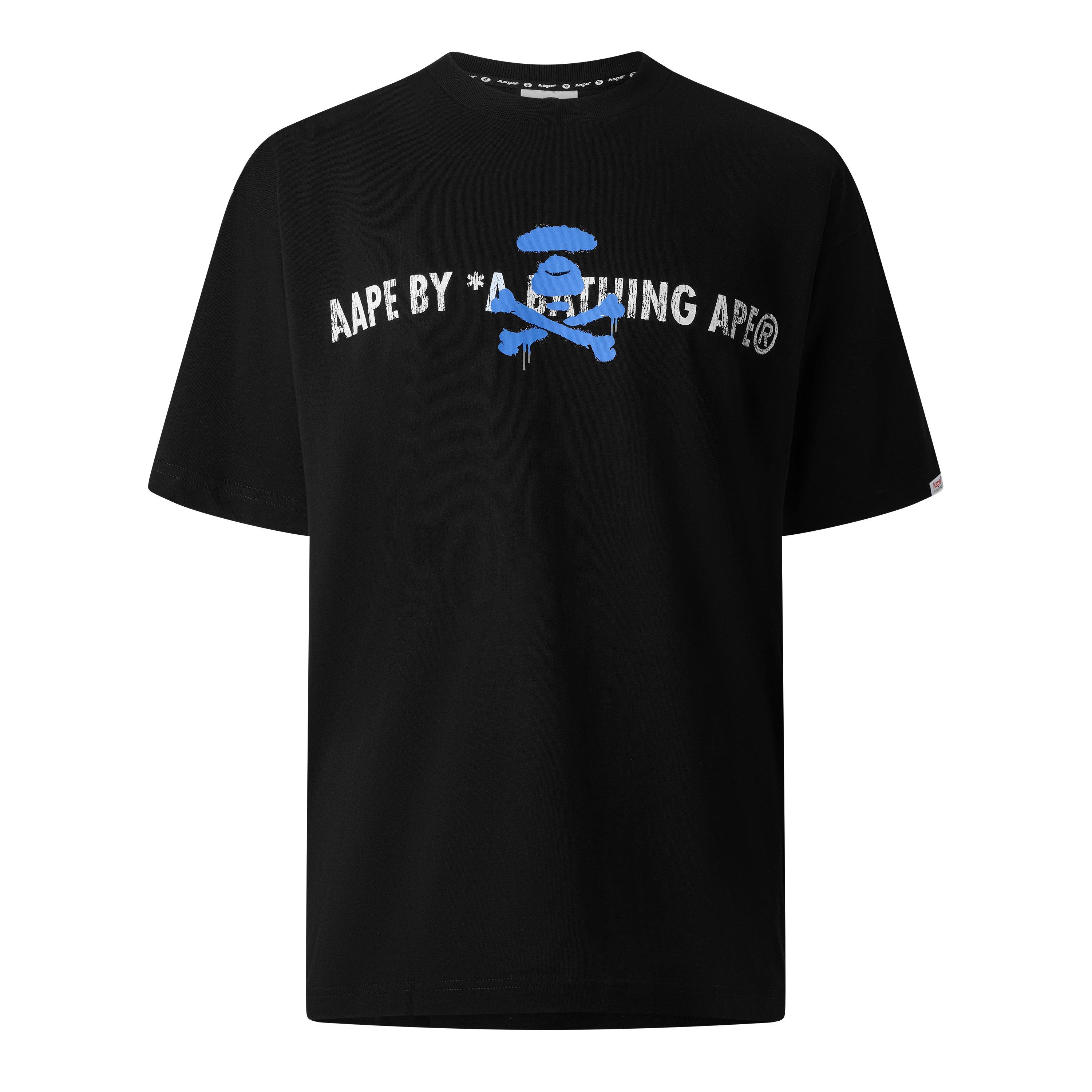 Black - AAPE - Men's T-Shirt - 1