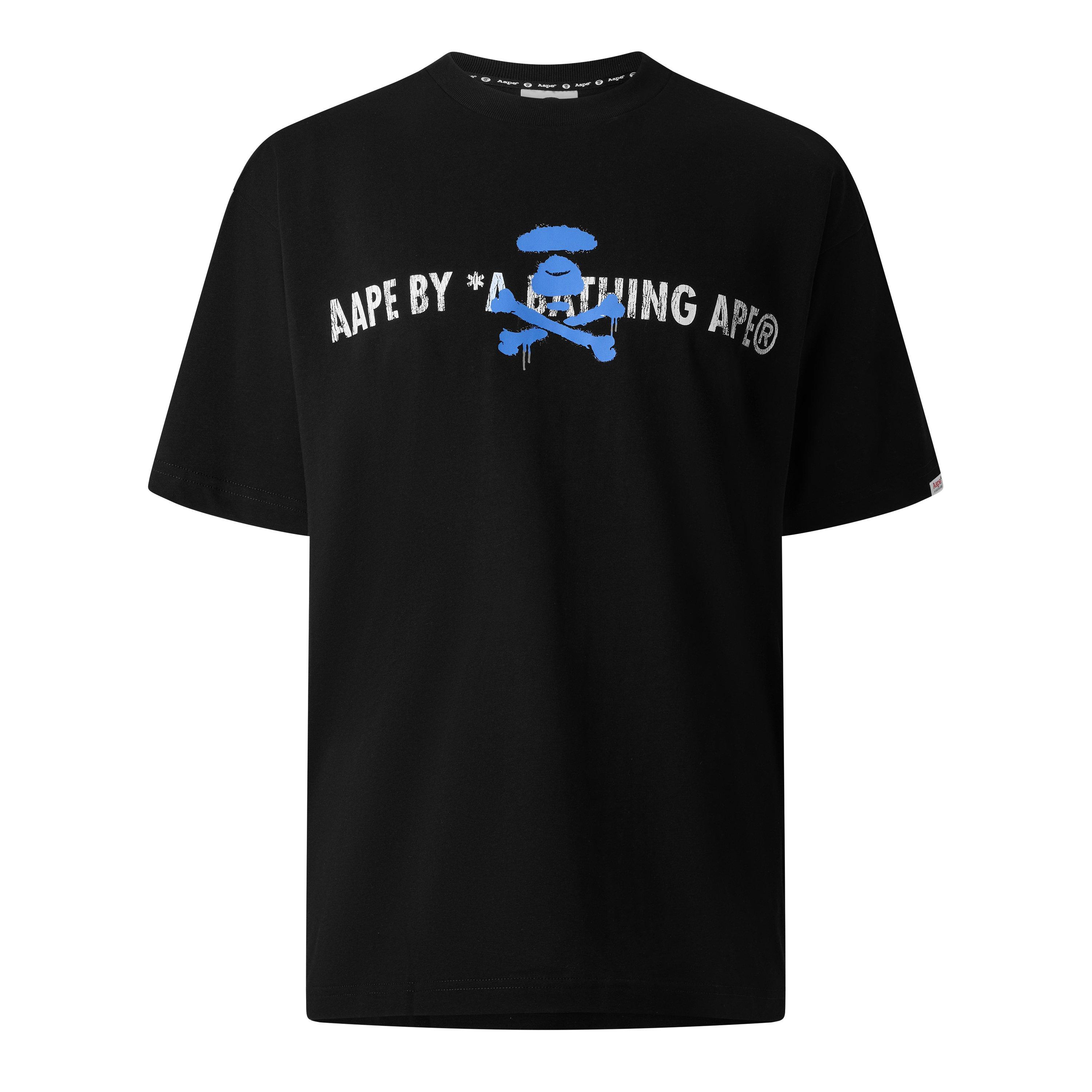 Black - AAPE - Men's T-Shirt - 1