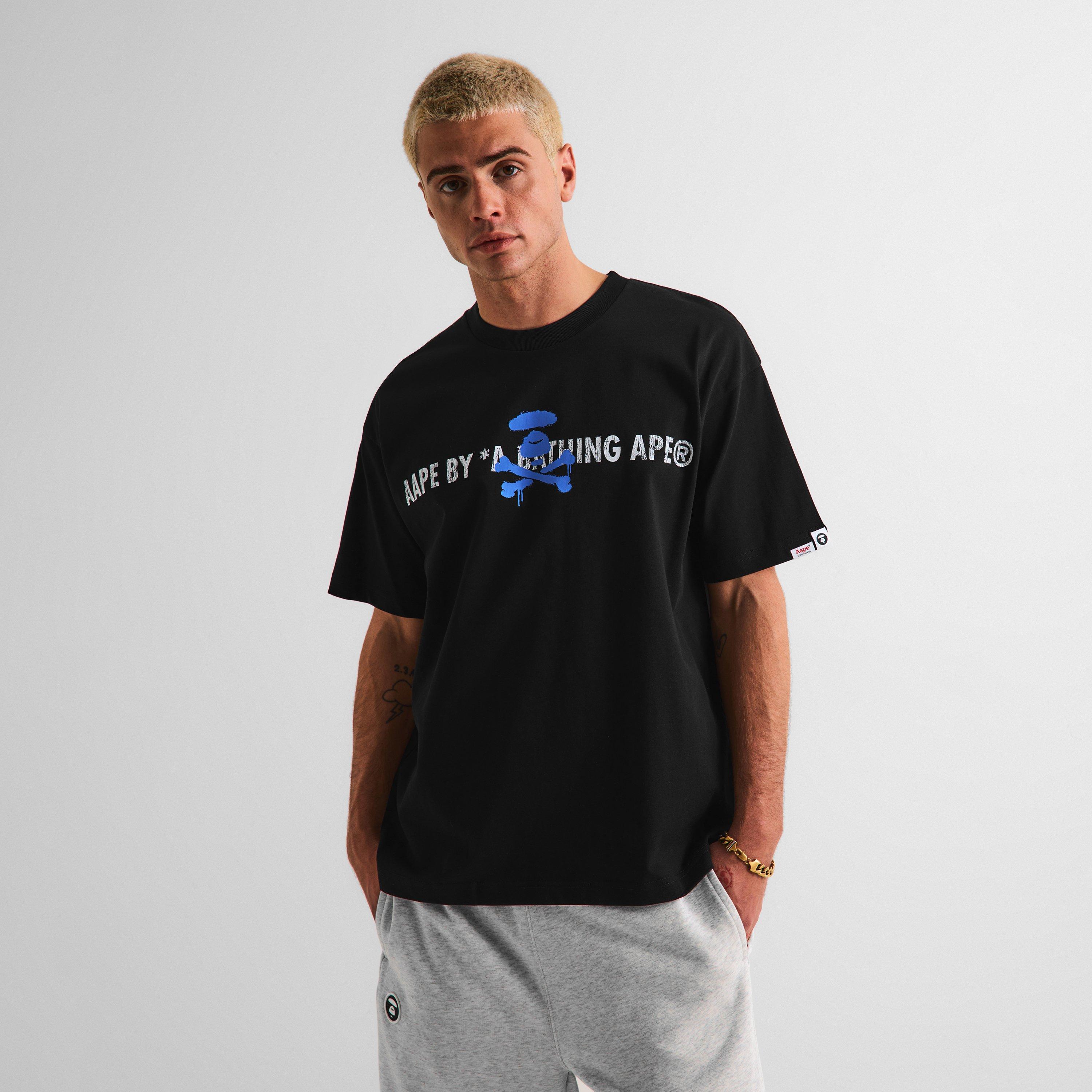 Black - AAPE - Men's T-Shirt - 3
