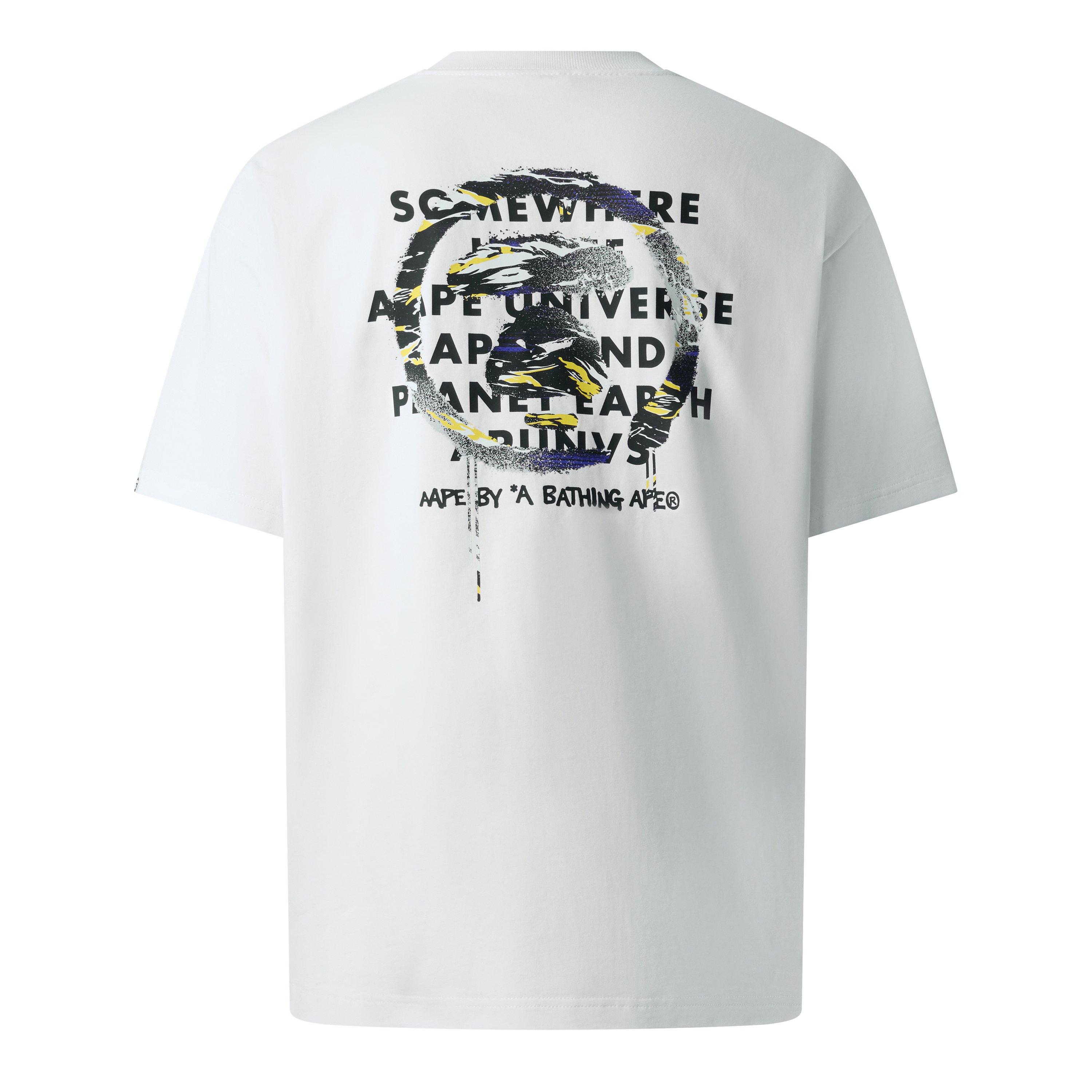 White - AAPE - AAPE Somewhere Tee Sn63 - 2