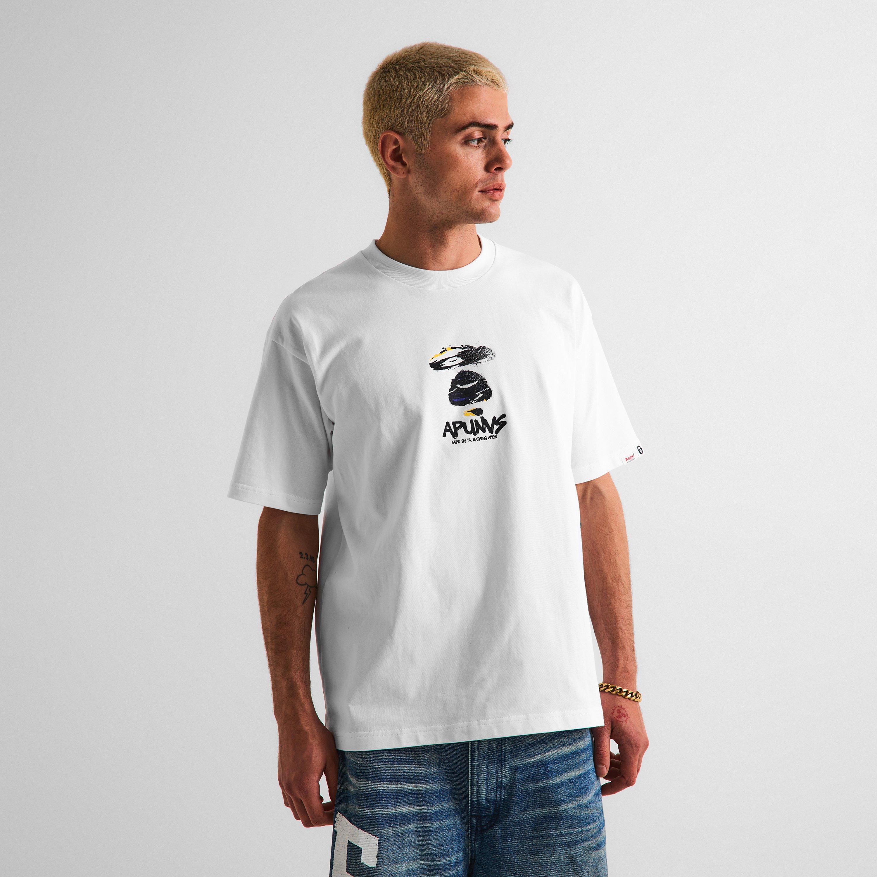 White - AAPE - AAPE Somewhere Tee Sn63 - 3