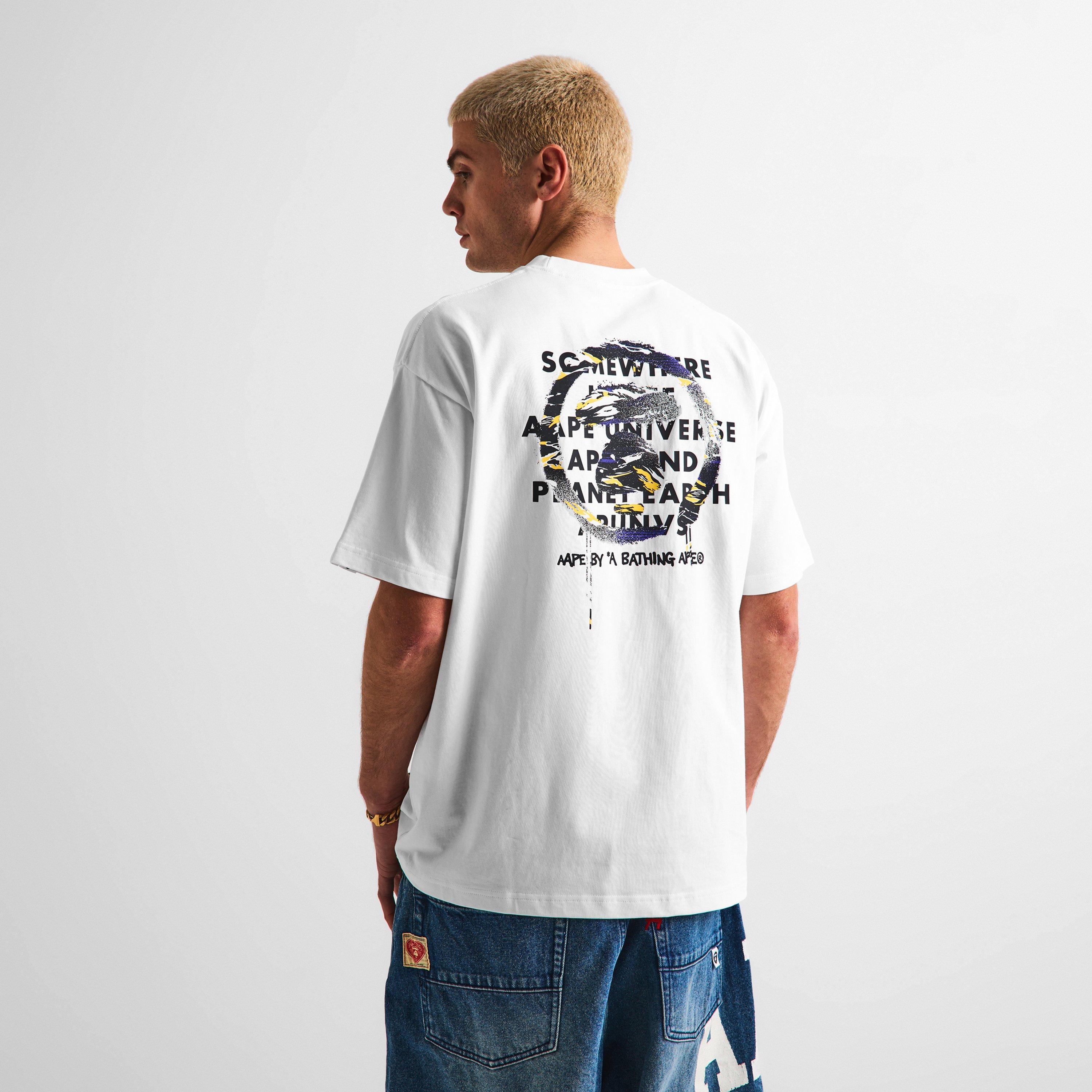 White - AAPE - AAPE Somewhere Tee Sn63 - 4