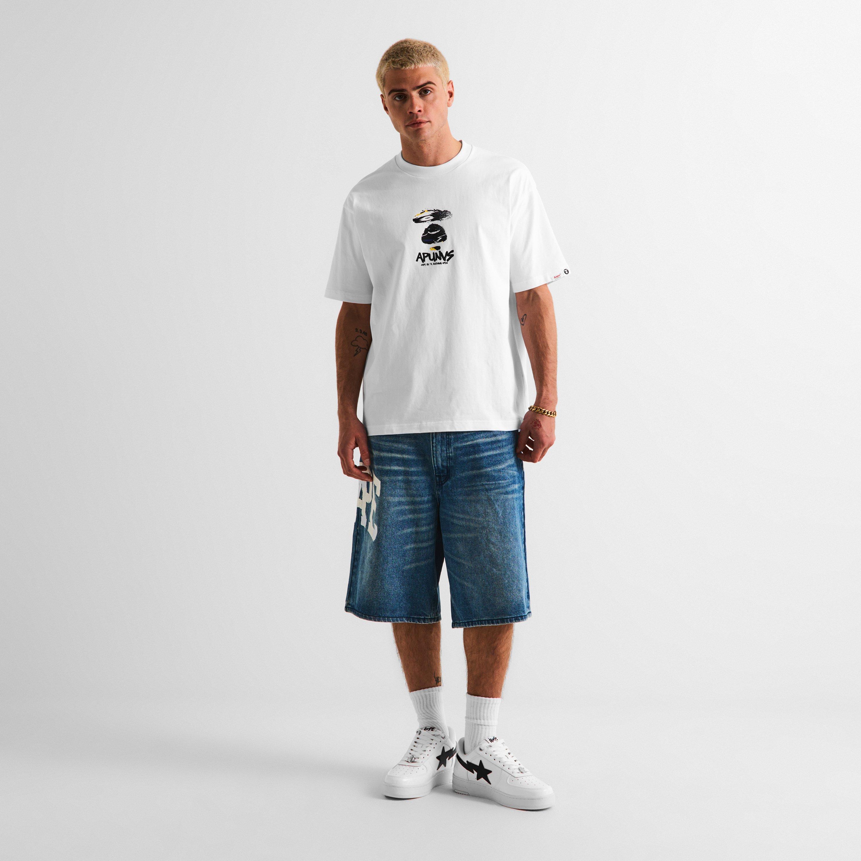 White - AAPE - AAPE Somewhere Tee Sn63 - 6