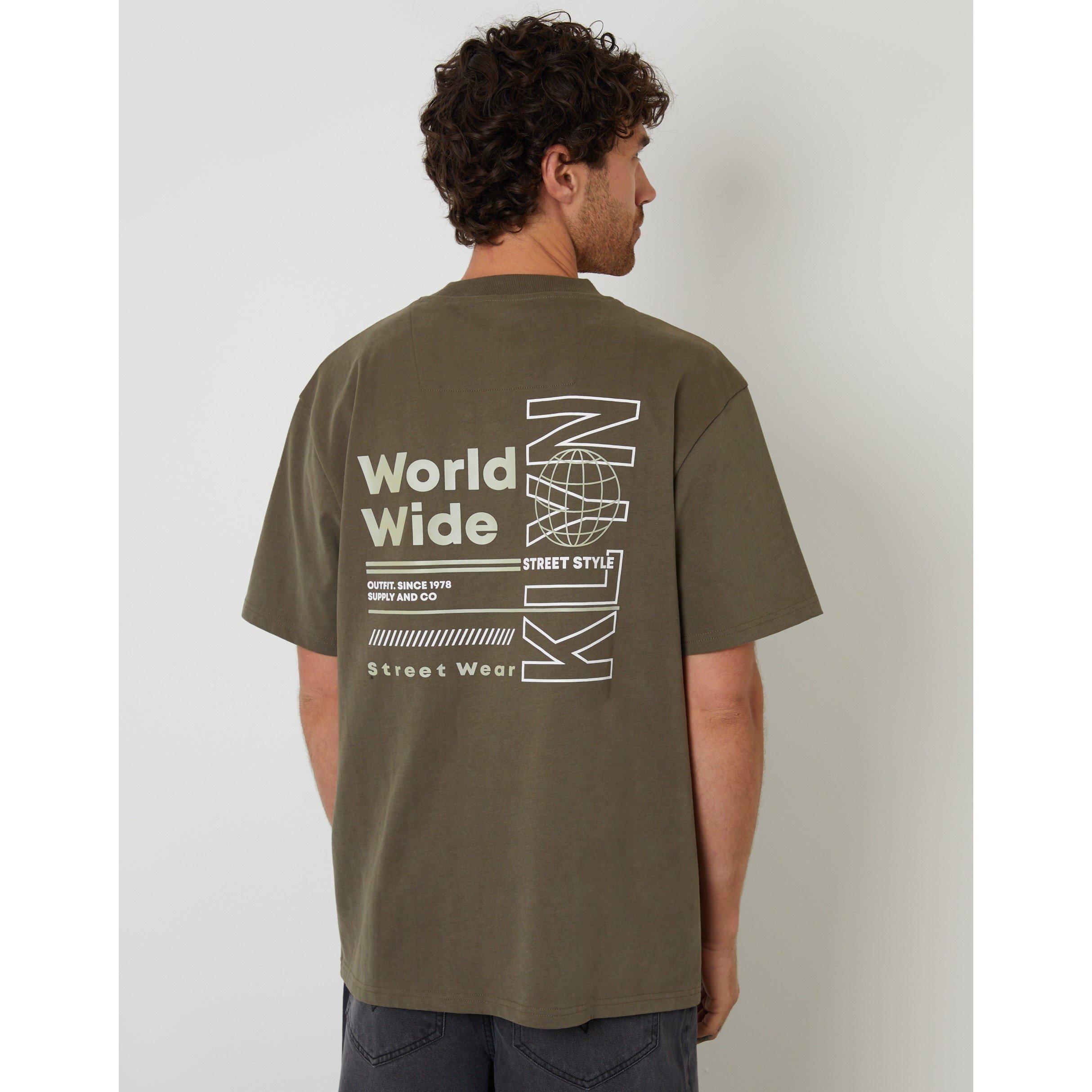 Dark Khaki - Threadbare - Men's TB Print T-Shirt - 1