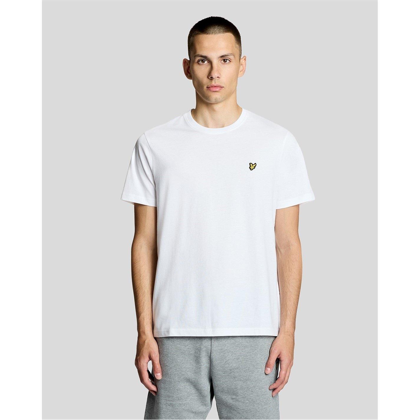 White - Lyle and Scott - Lyle & Scott Mens Small Eagle T-Shirt - 2