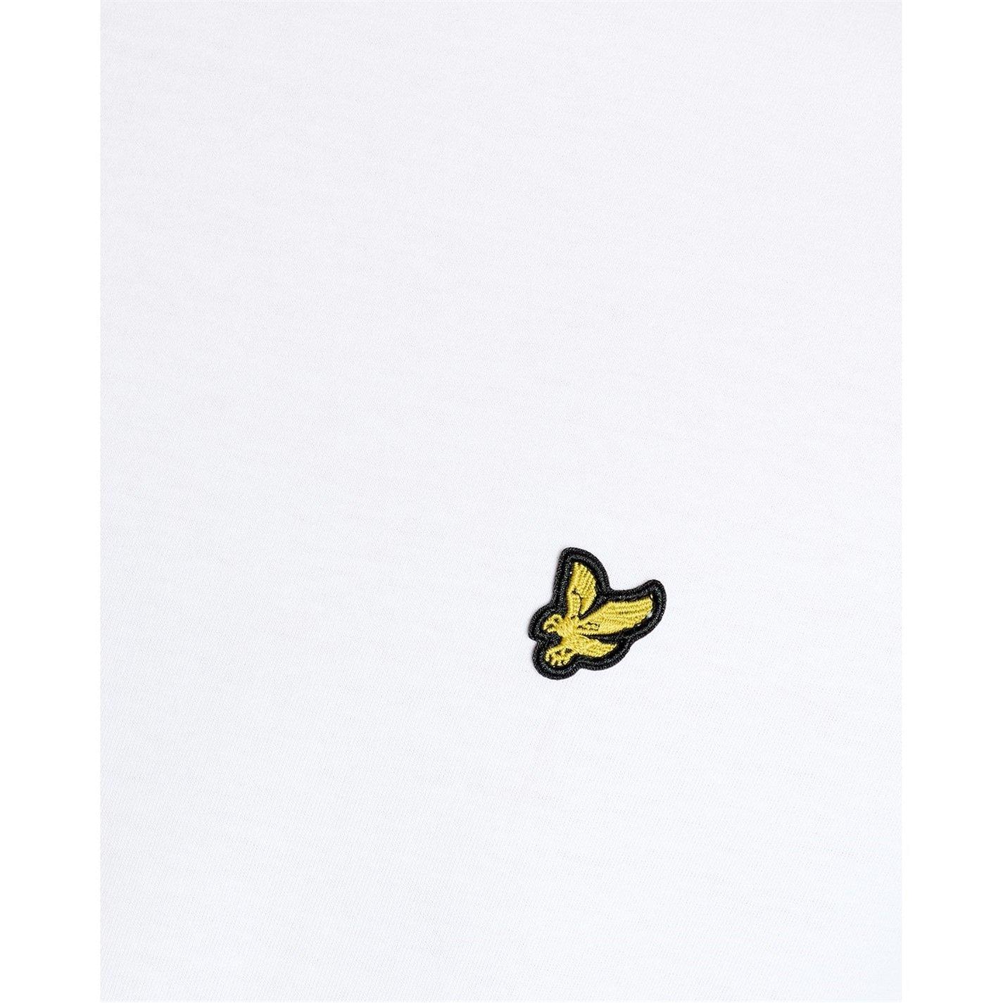 White - Lyle and Scott - Lyle & Scott Mens Small Eagle T-Shirt - 5