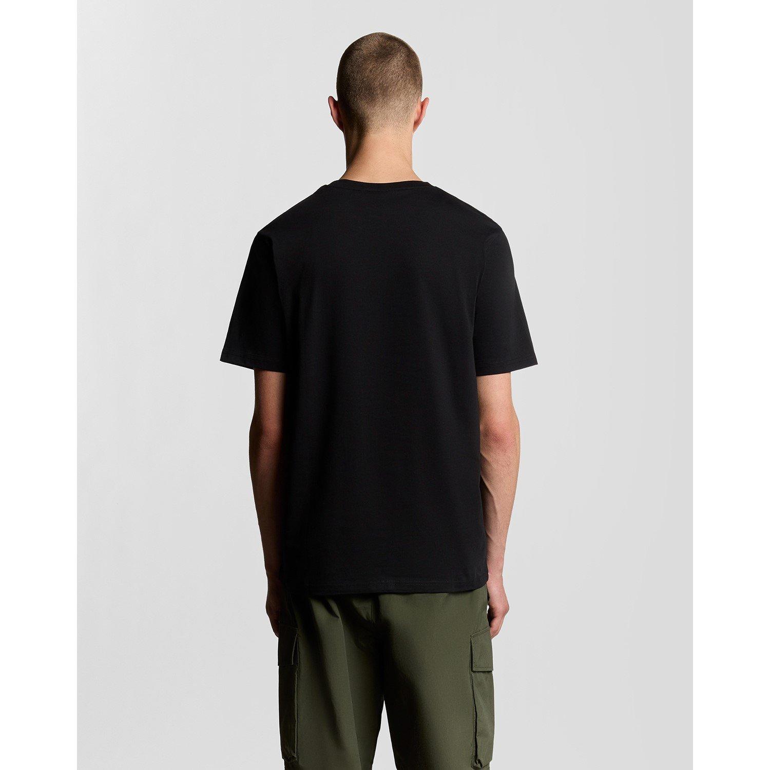 Negro azabache - Lyle and Scott - Men's Small Croc T-Shirt - 2