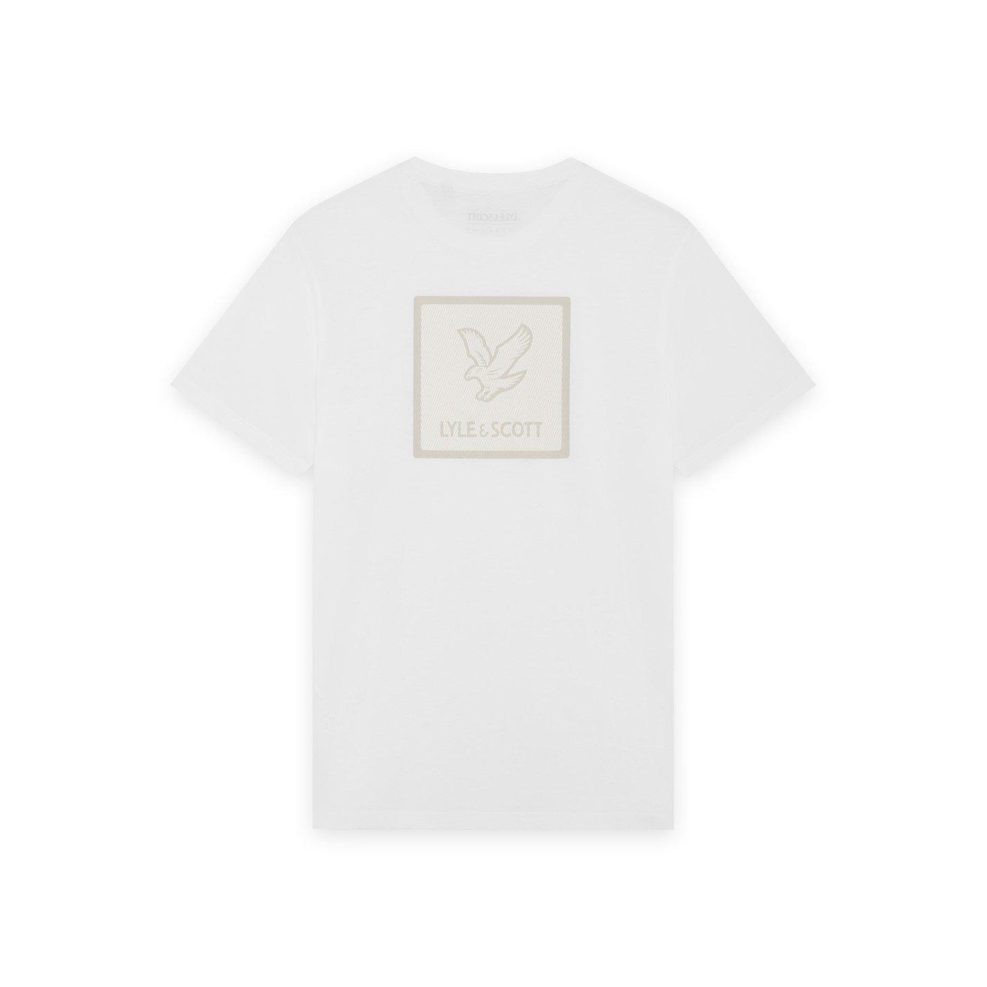 White - Lyle and Scott - Lyle & Scott Mens Back Graphic T-shirt - 2