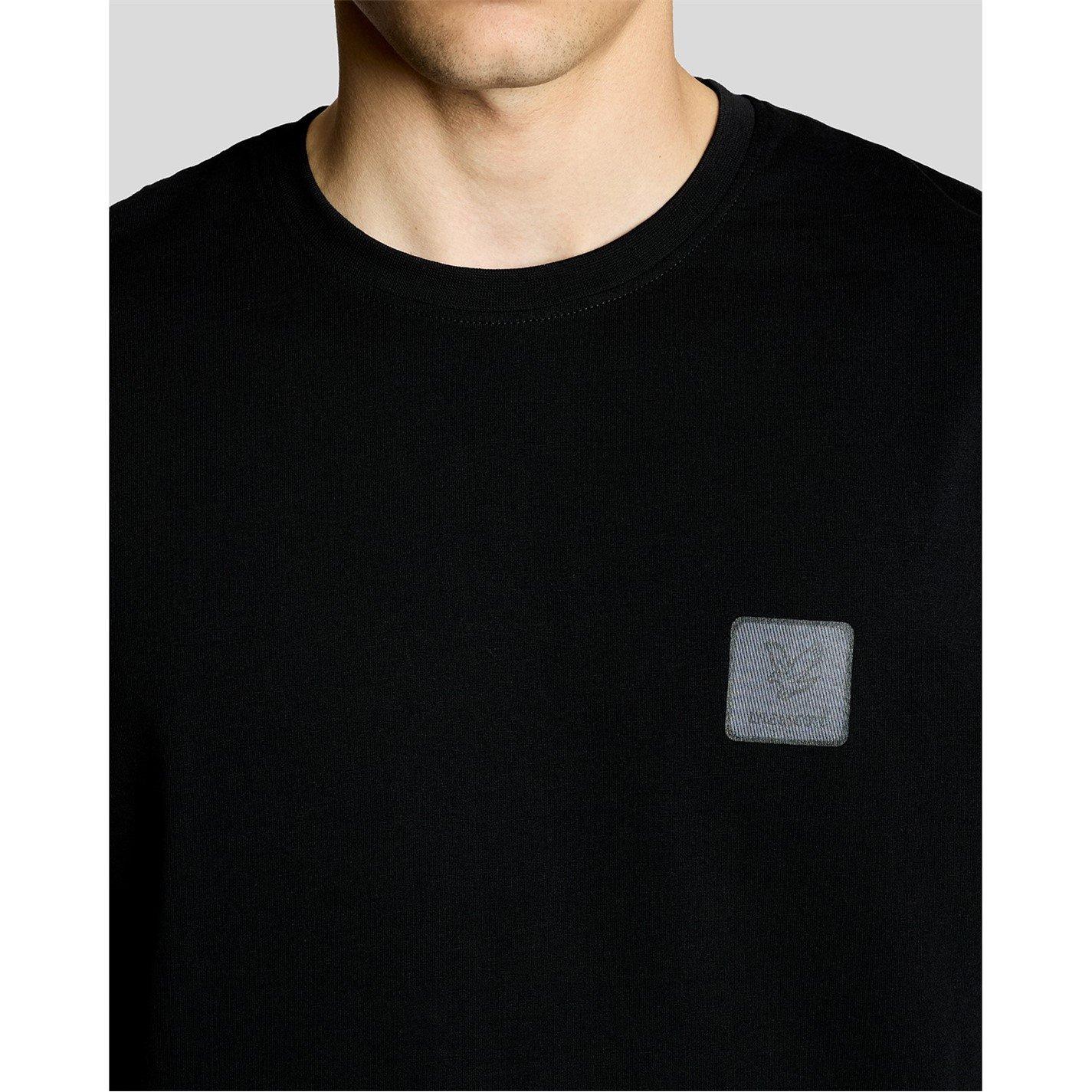 Preto Jet. - Lyle and Scott - Lyle & Scott Mens Back Graphic T-shirt - 3