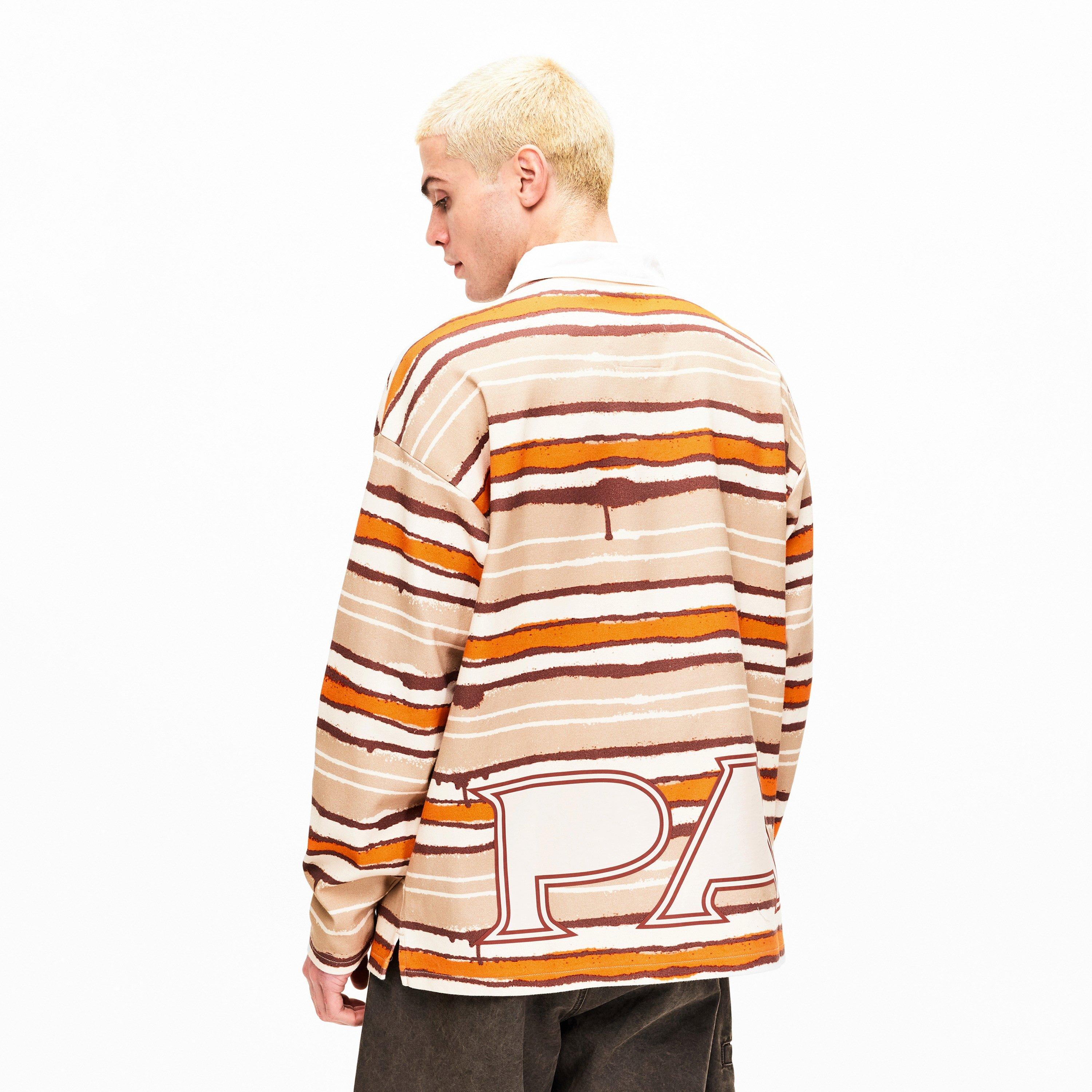 Orange/Beige - Napapijri - Napa x PDF LS Rugby Sn61 - 4