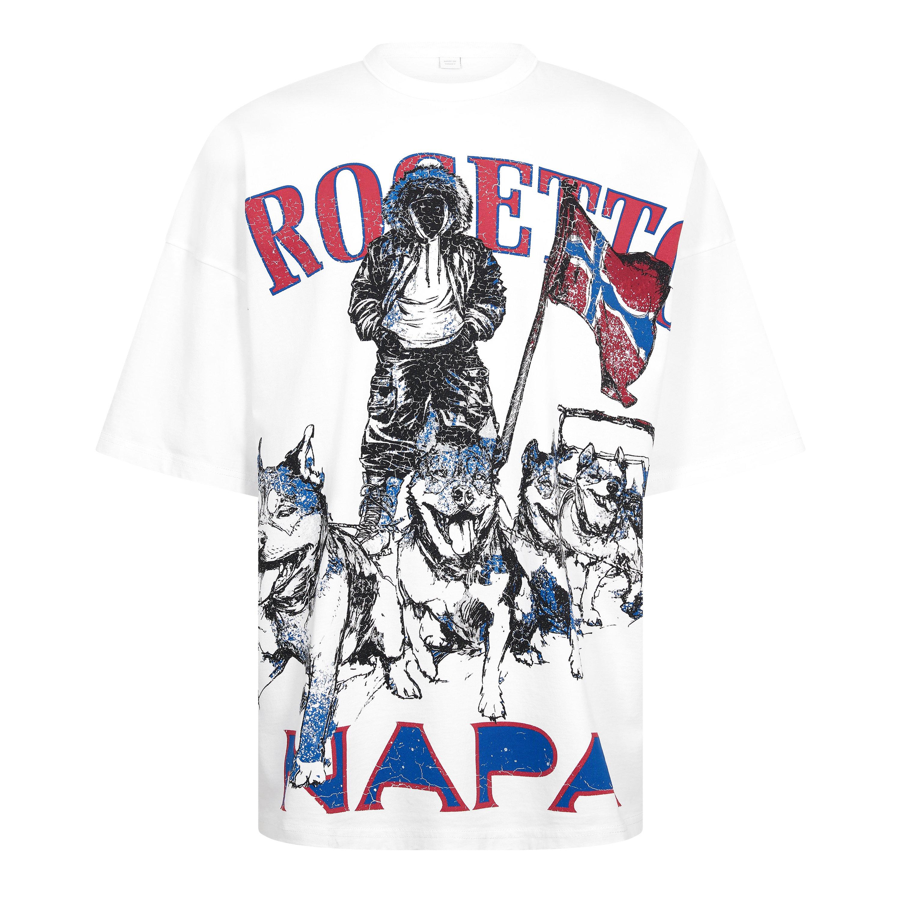 White/Red - Napapijri - x PDF Graphic Tee - 1