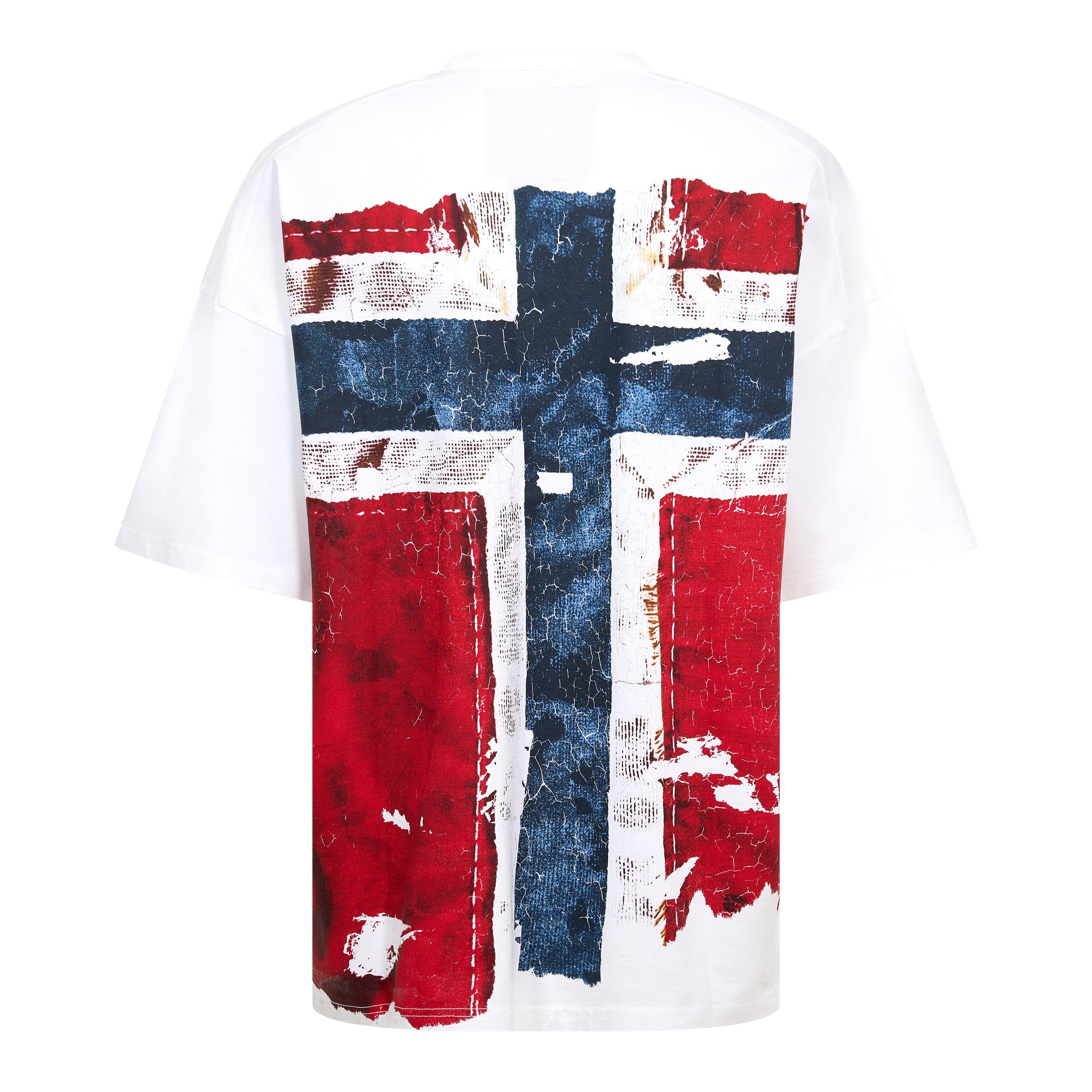 White/Red - Napapijri - Napa x PDF SS Tee Sn61 - 2