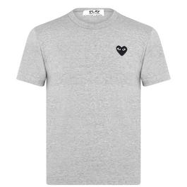 Comme des Garcons PLAY Small Peeping Heart Patch T Shirt