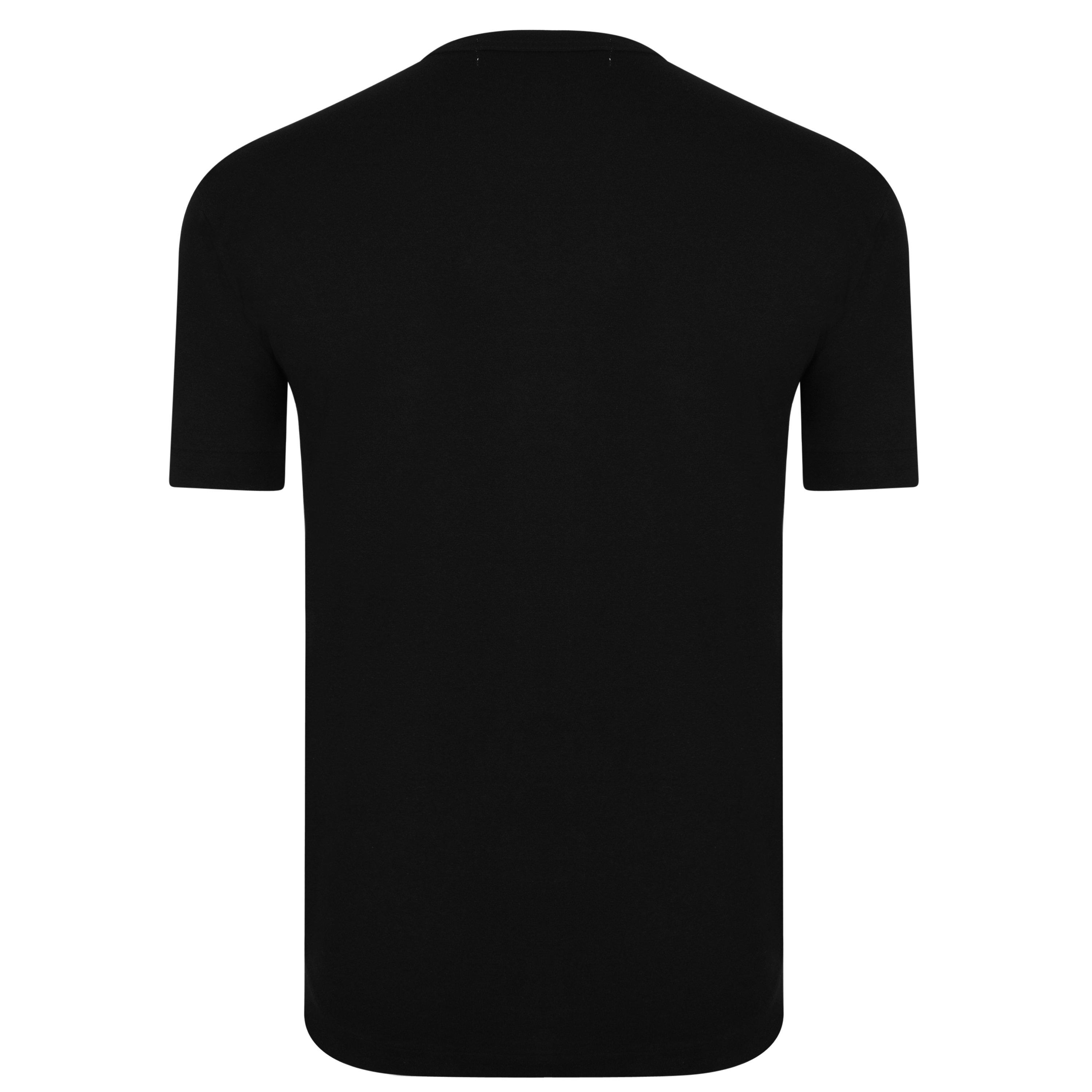 Black/Red - Comme des Garcons PLAY - Small Peeping Heart Patch T-Shirt - 6