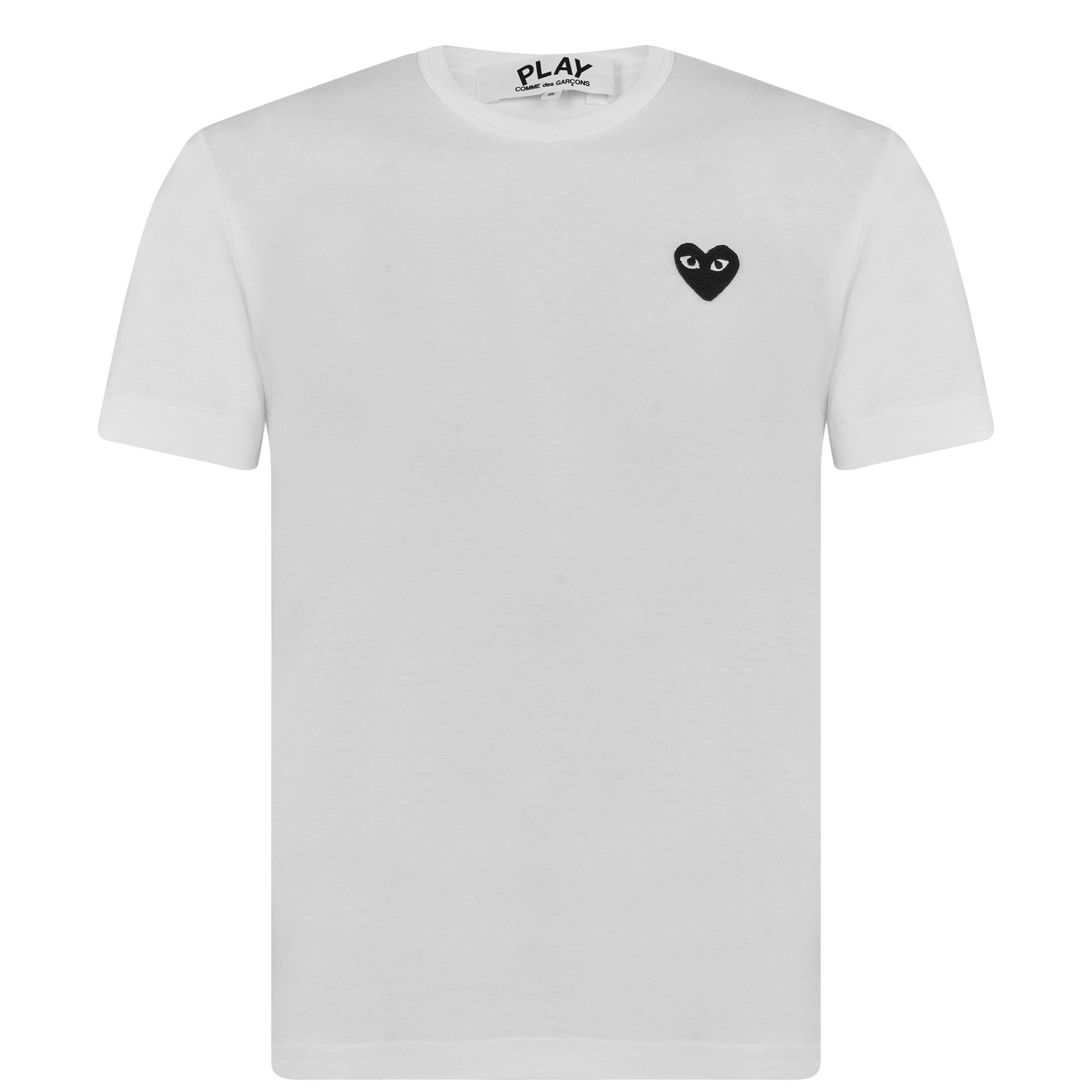 Comme des Garcons PLAY Small Peeping Heart Patch T-Shirt | Cruise