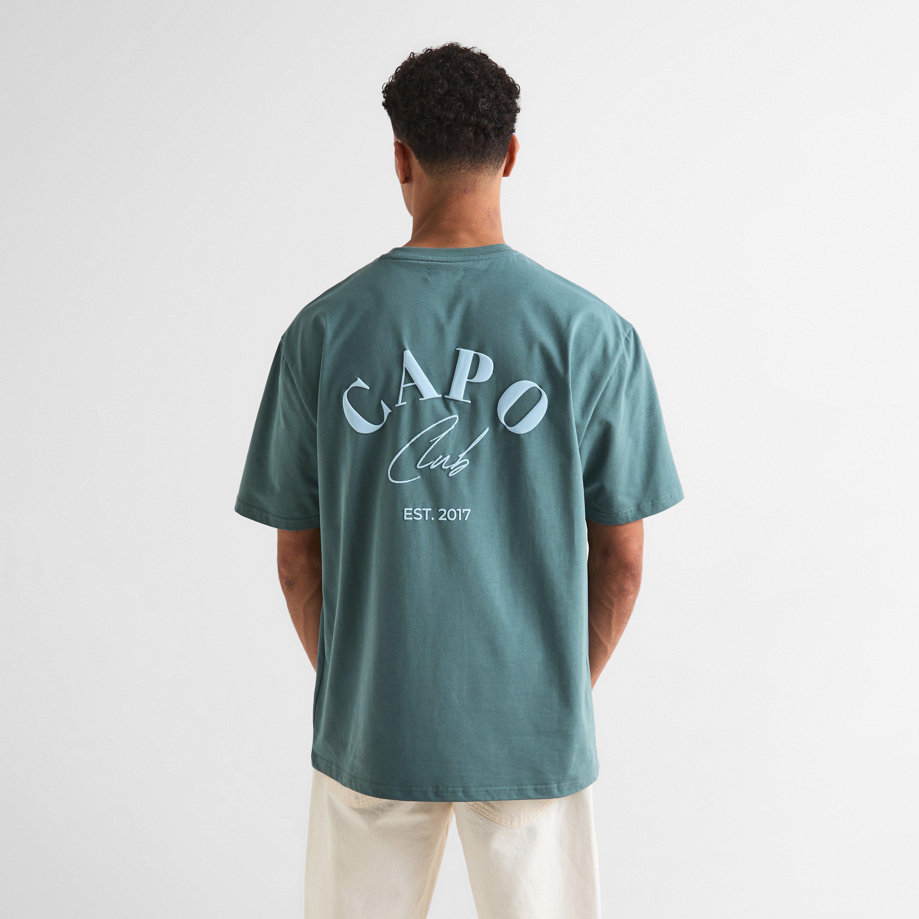 Blue - CAPO - Beach Club T-Shirt Sn00 - 4