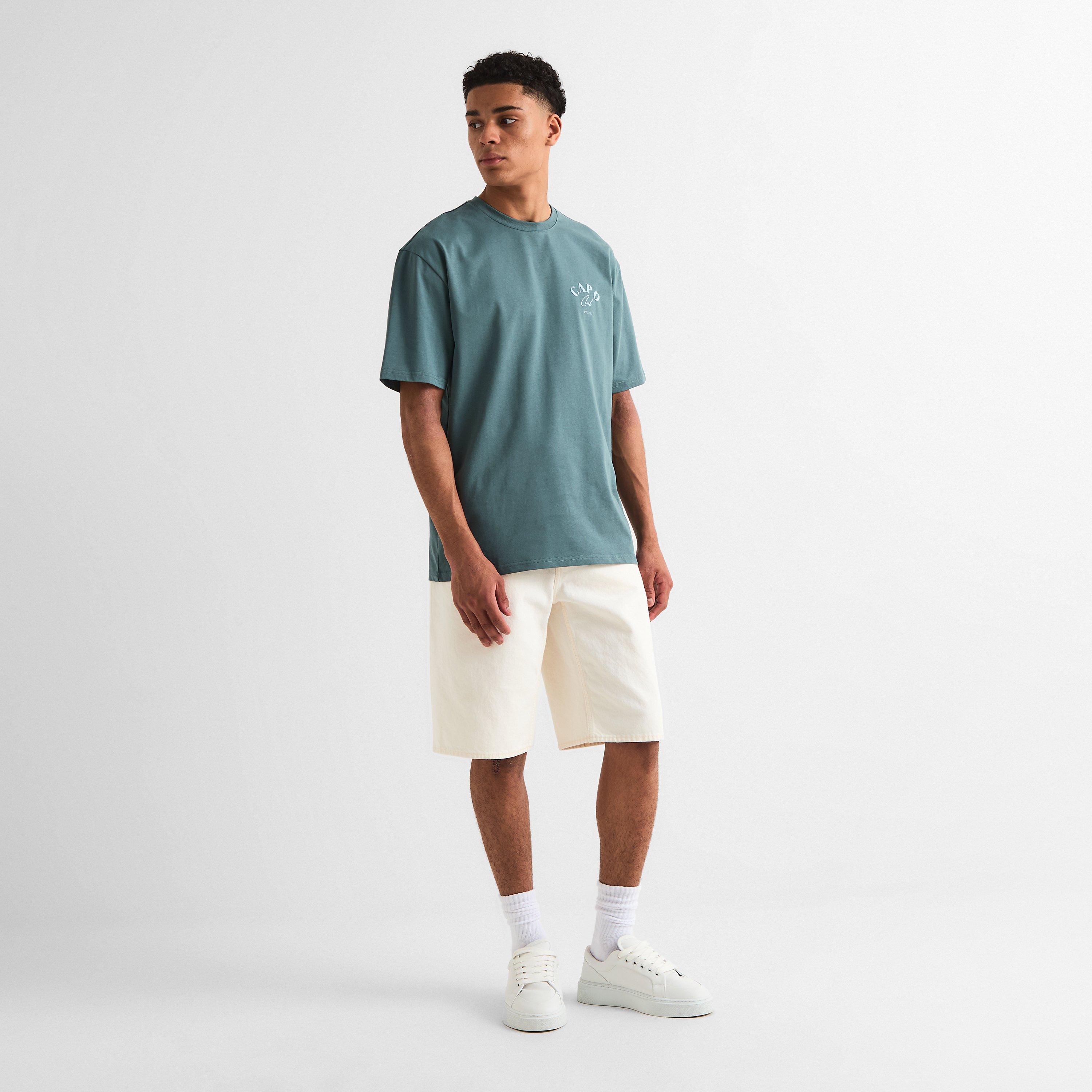 Blue - CAPO - Beach Club T-Shirt Sn00 - 6