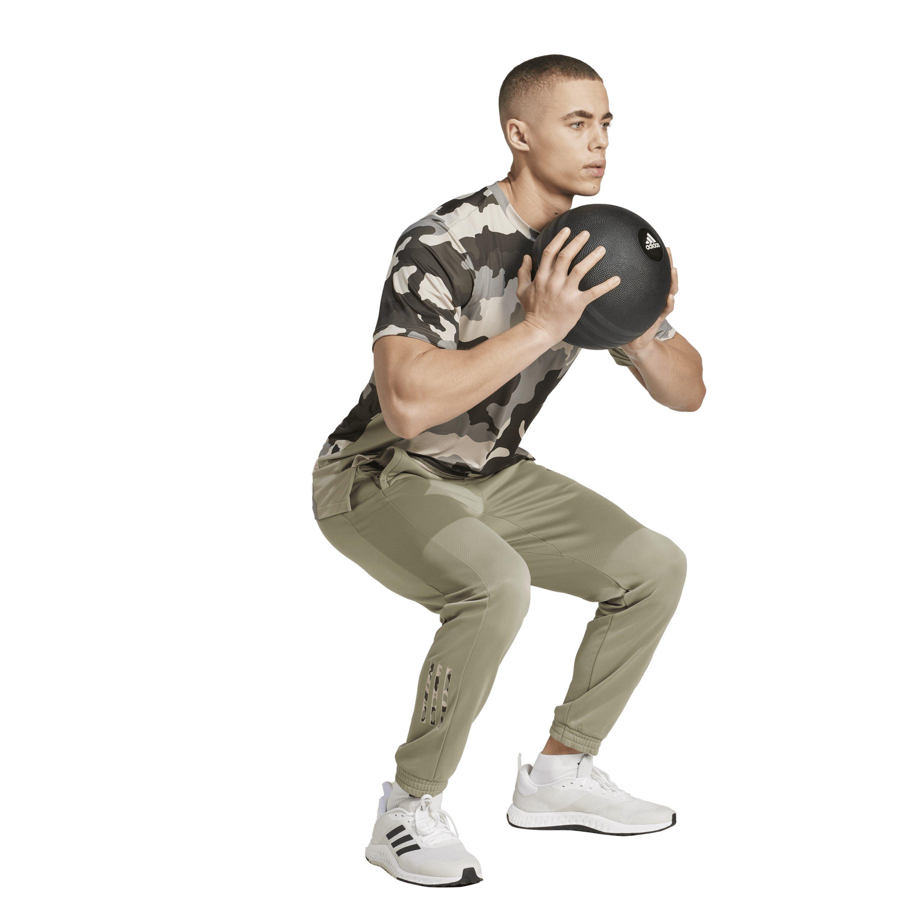 Silver Pebble - adidas - Camo All Over Print T-Shirt - 6