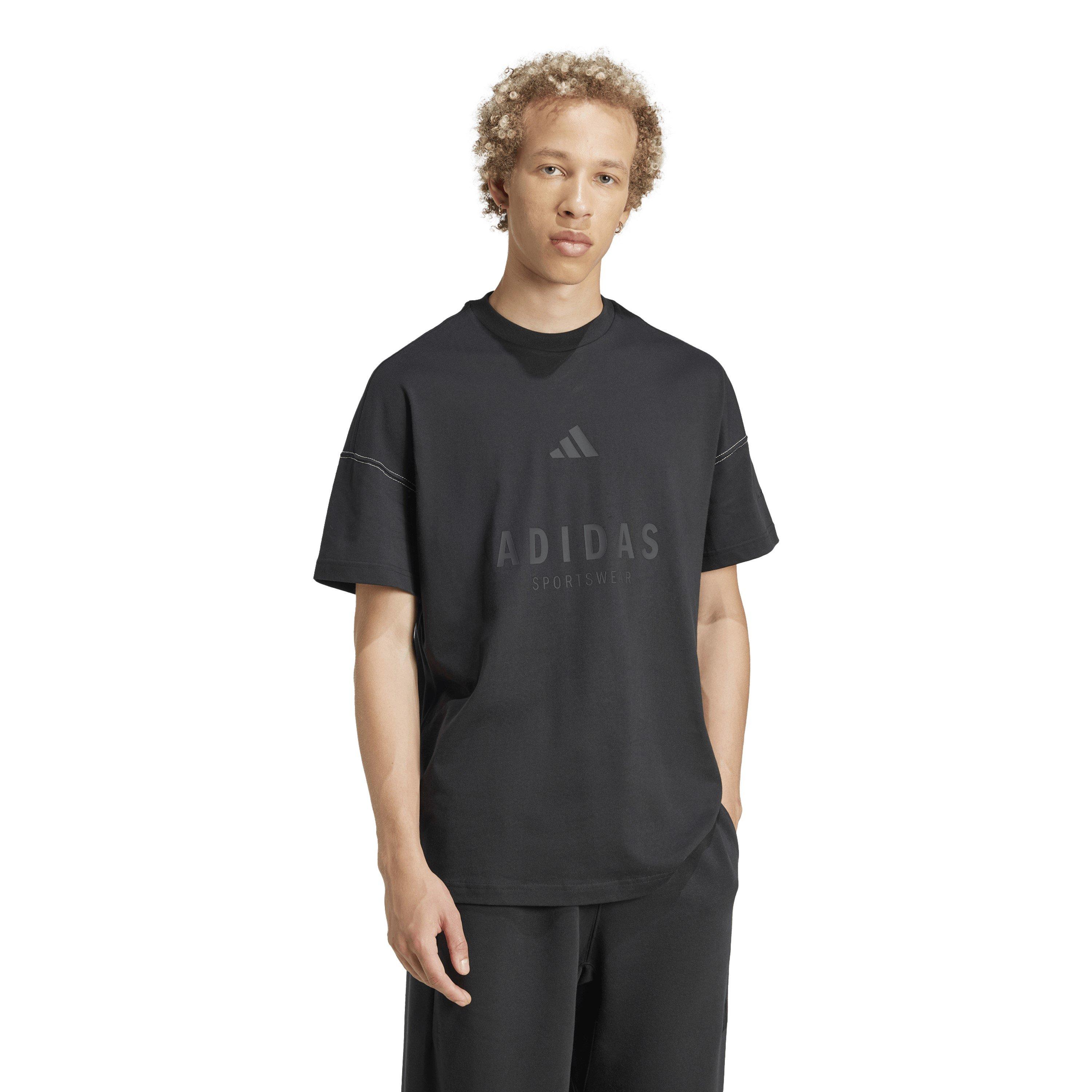 Sort - adidas - All Season Graphic Cotton T-Shirt - 2