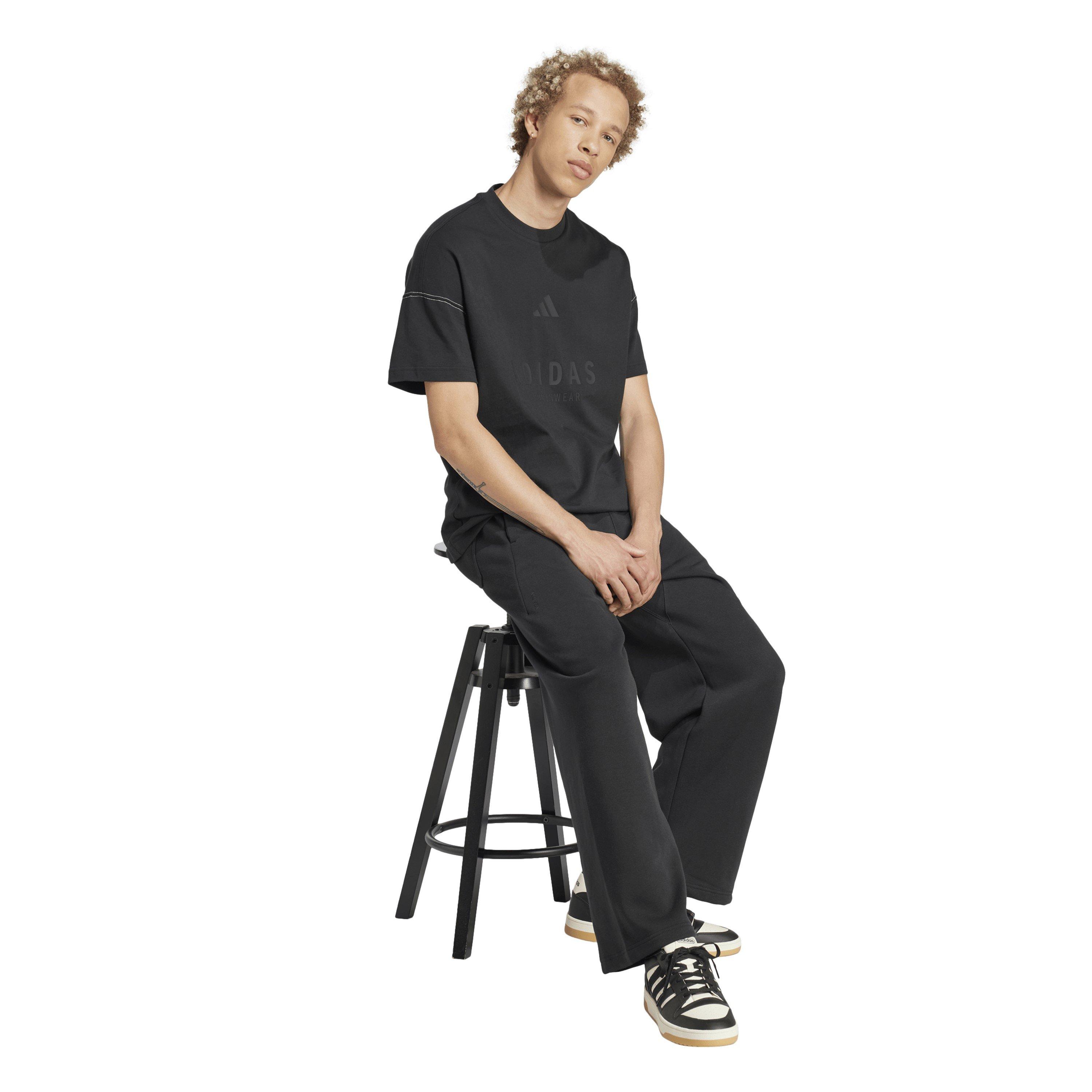 Sort - adidas - All Season Graphic Cotton T-Shirt - 6