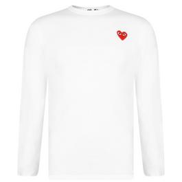 Comme des Garcons PLAY Long Sleeve Basic Logo T Shirt