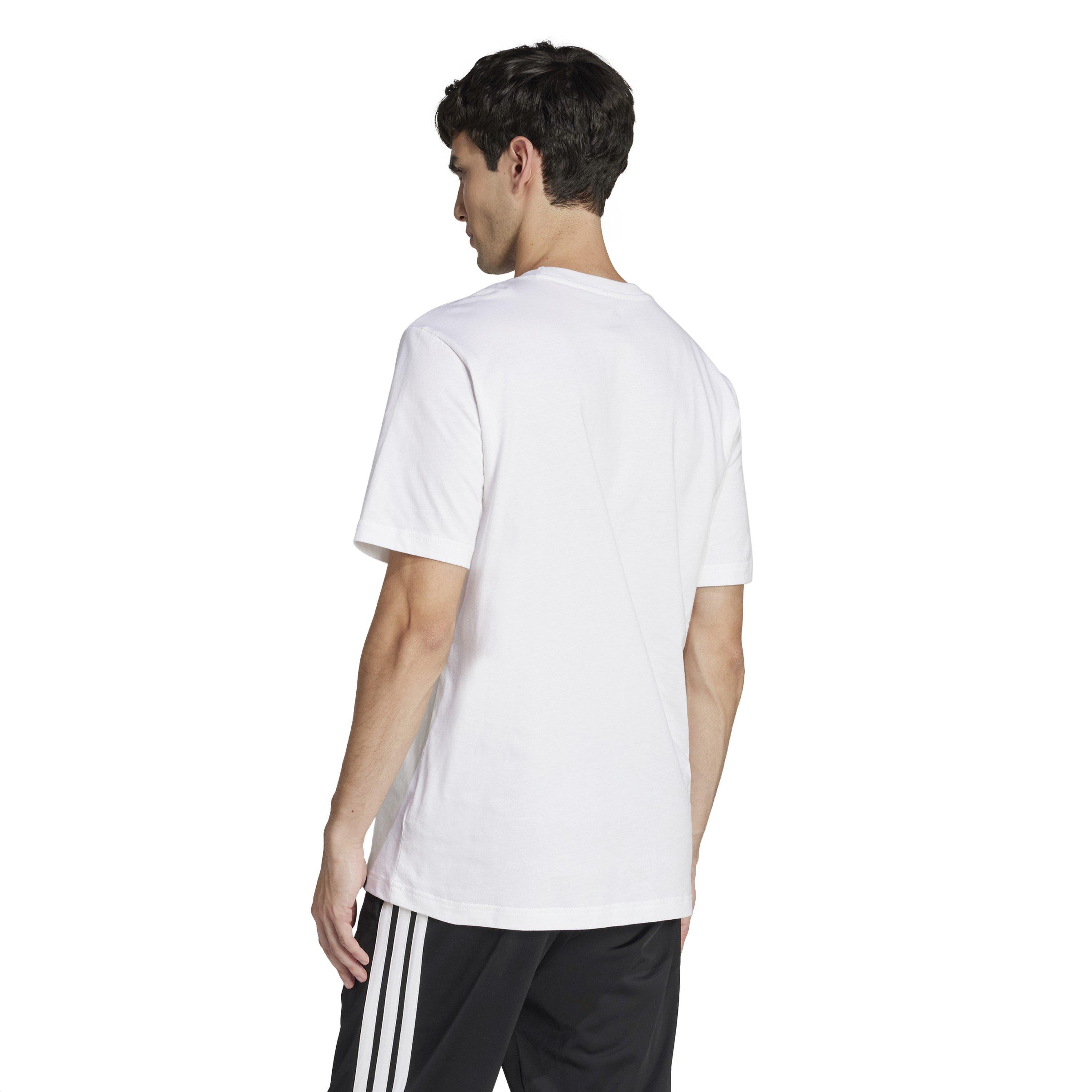 White - adidas - Men's Regular Fit Lemon T-Shirt - 3