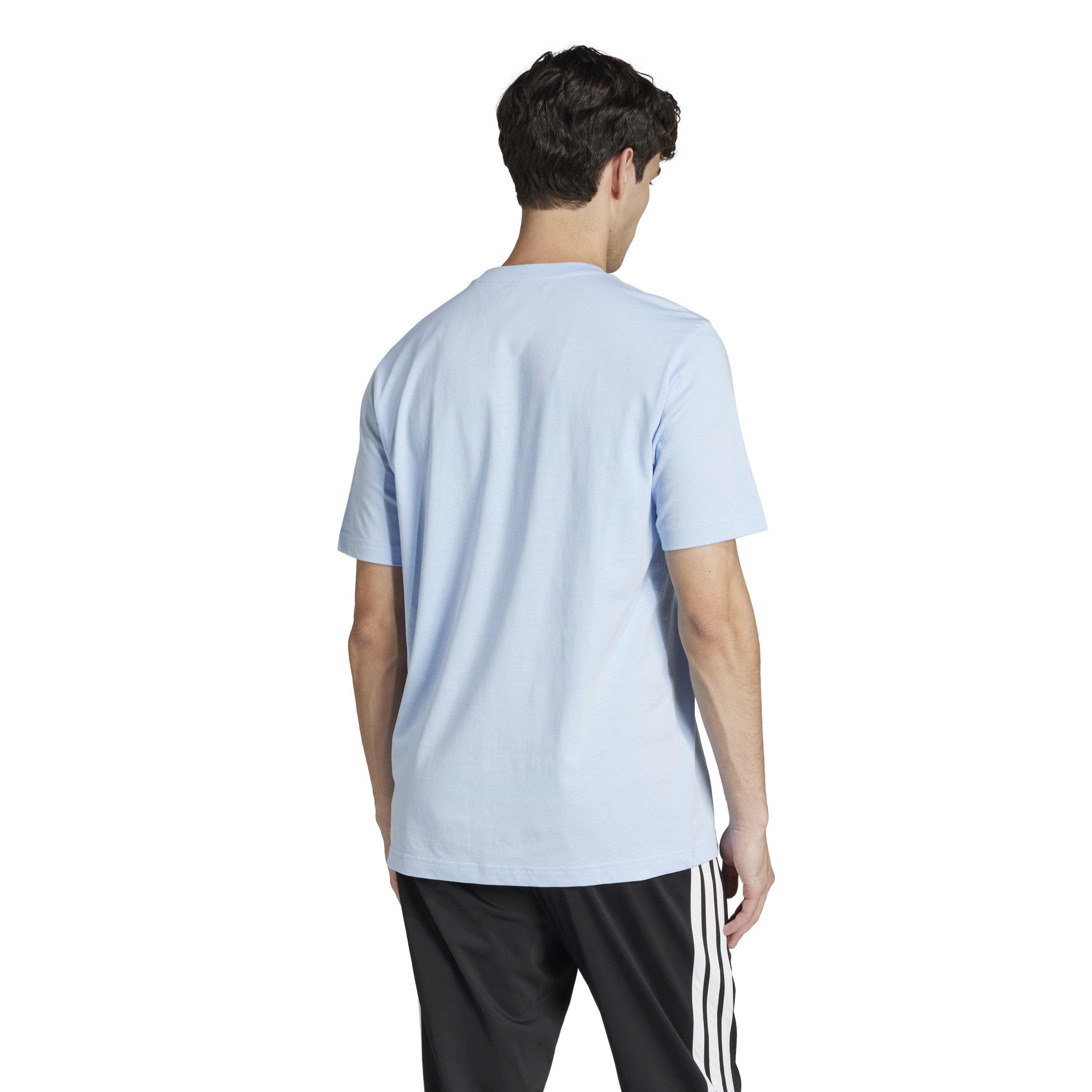 Glow Blue - adidas - Regular Fit Lemon T-Shirt - 3