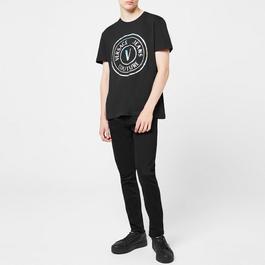 Versace Jeans Couture Reflective Logo T Shirt