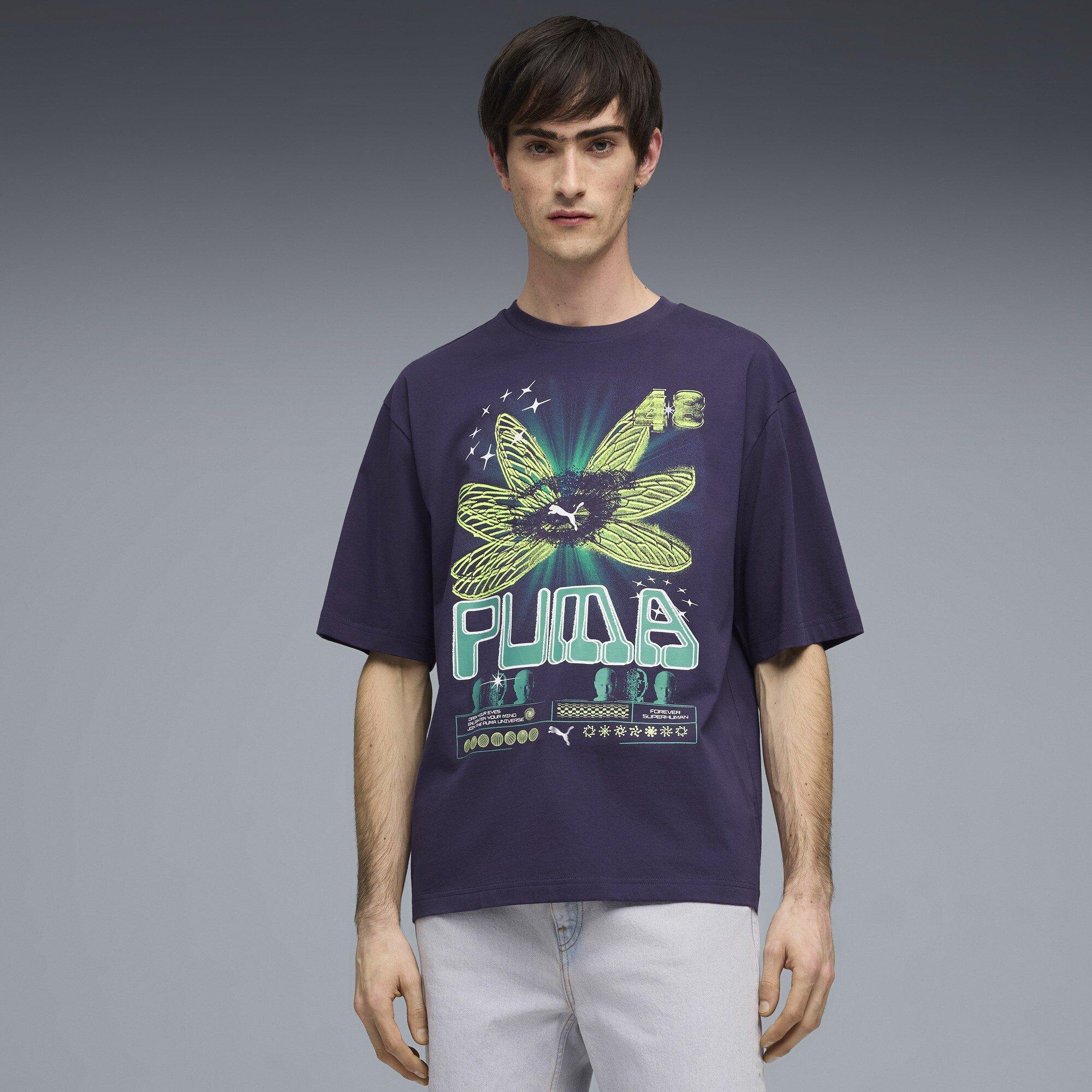 Deep Plum - Puma - Men's T-Shirt - 3