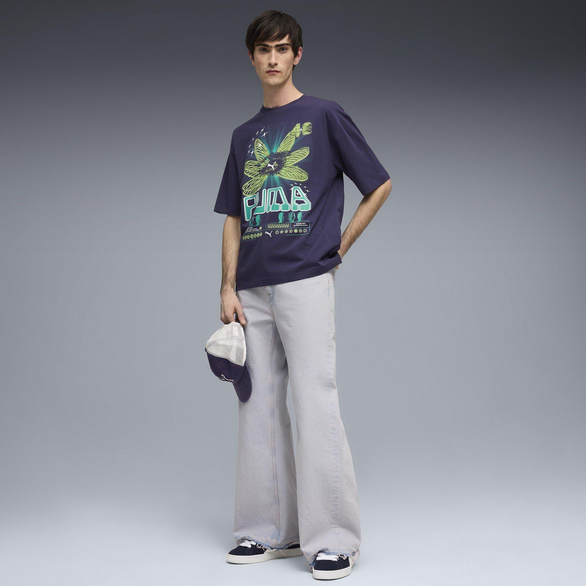 Deep Plum - Puma - Men's T-Shirt - 5