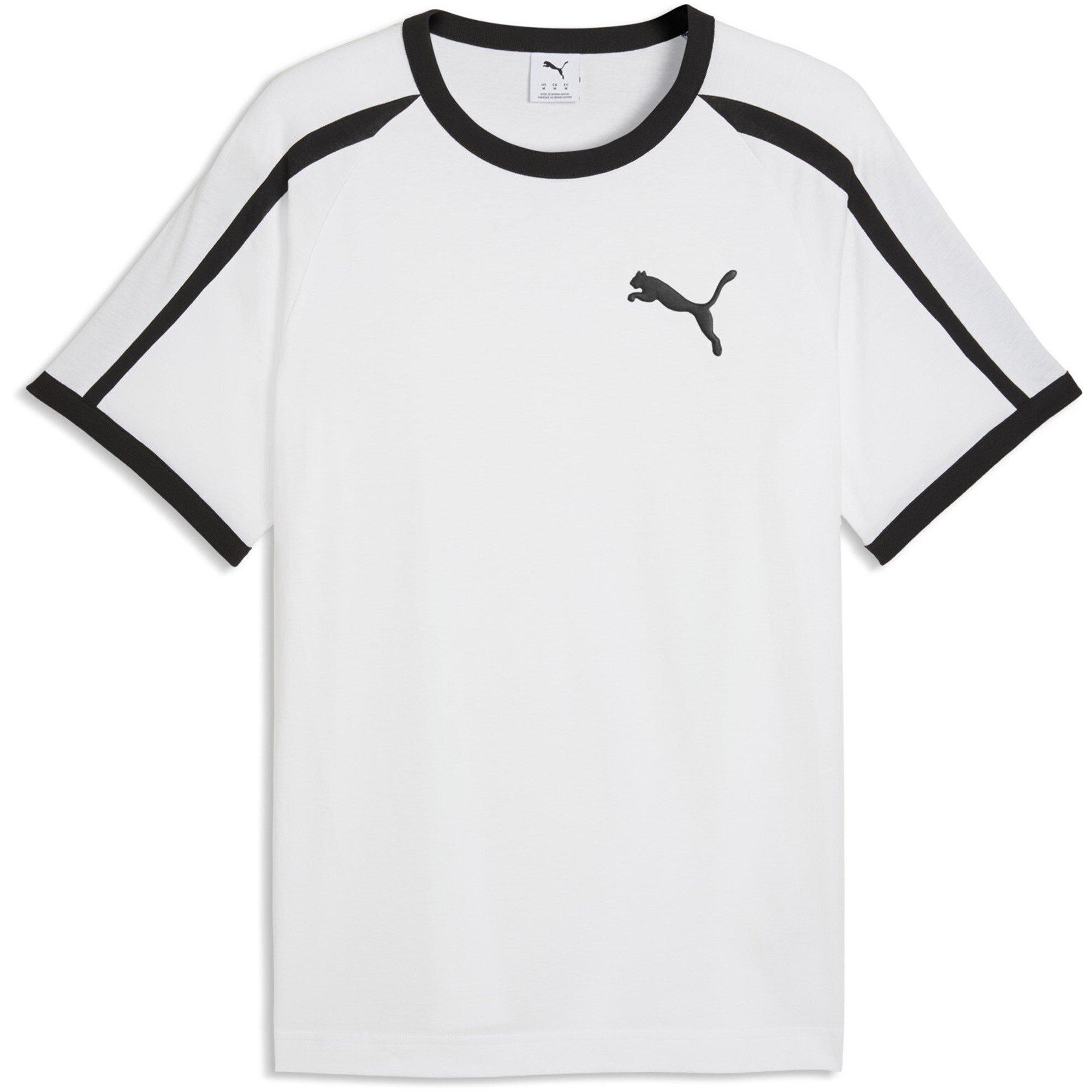 Puma White - Puma - T7 Big Cat Ringer Mens Tee - 1