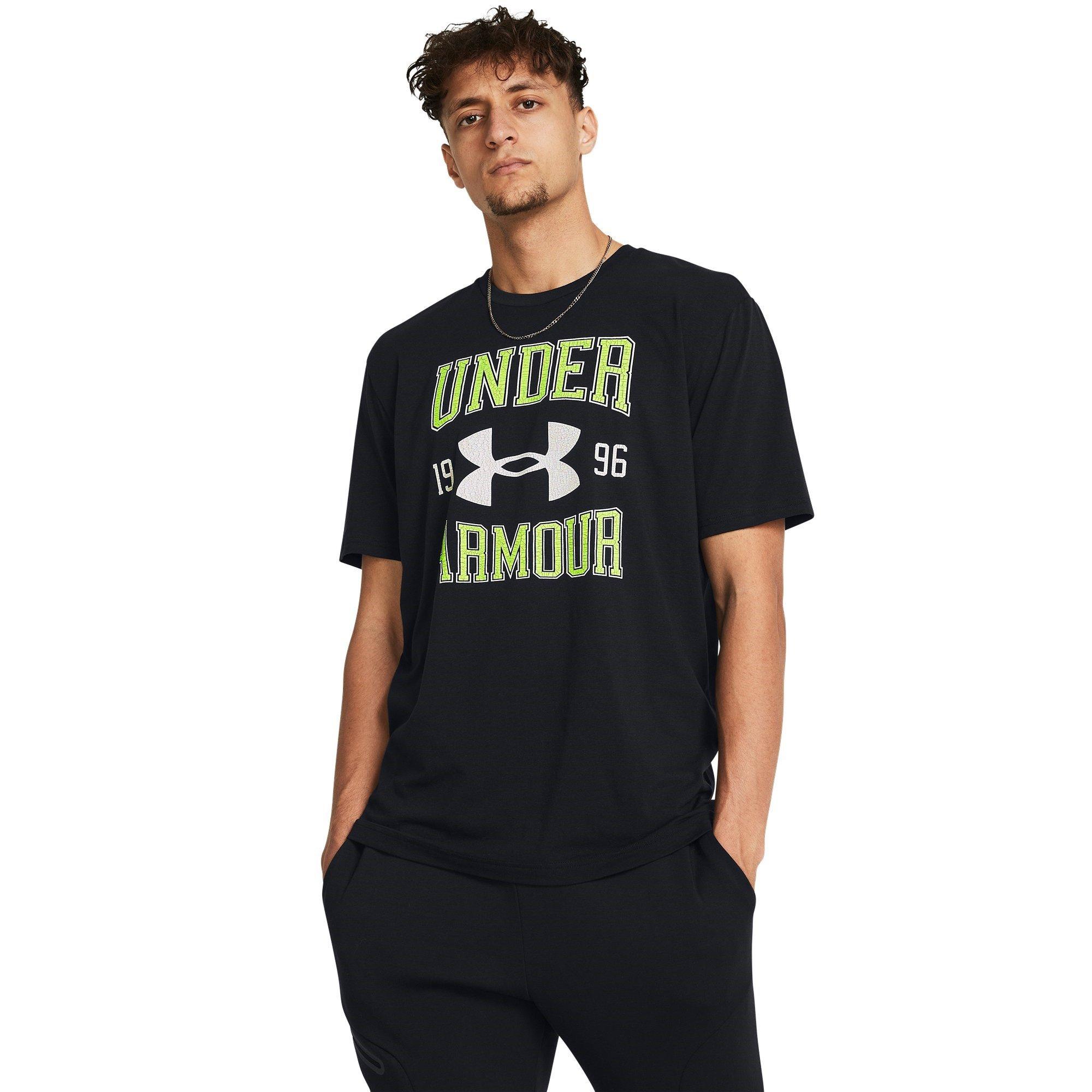 Black/Green/Wht - Under Armour - V.Logo Short-Sleeve Regular Fit T-Shirt - 2