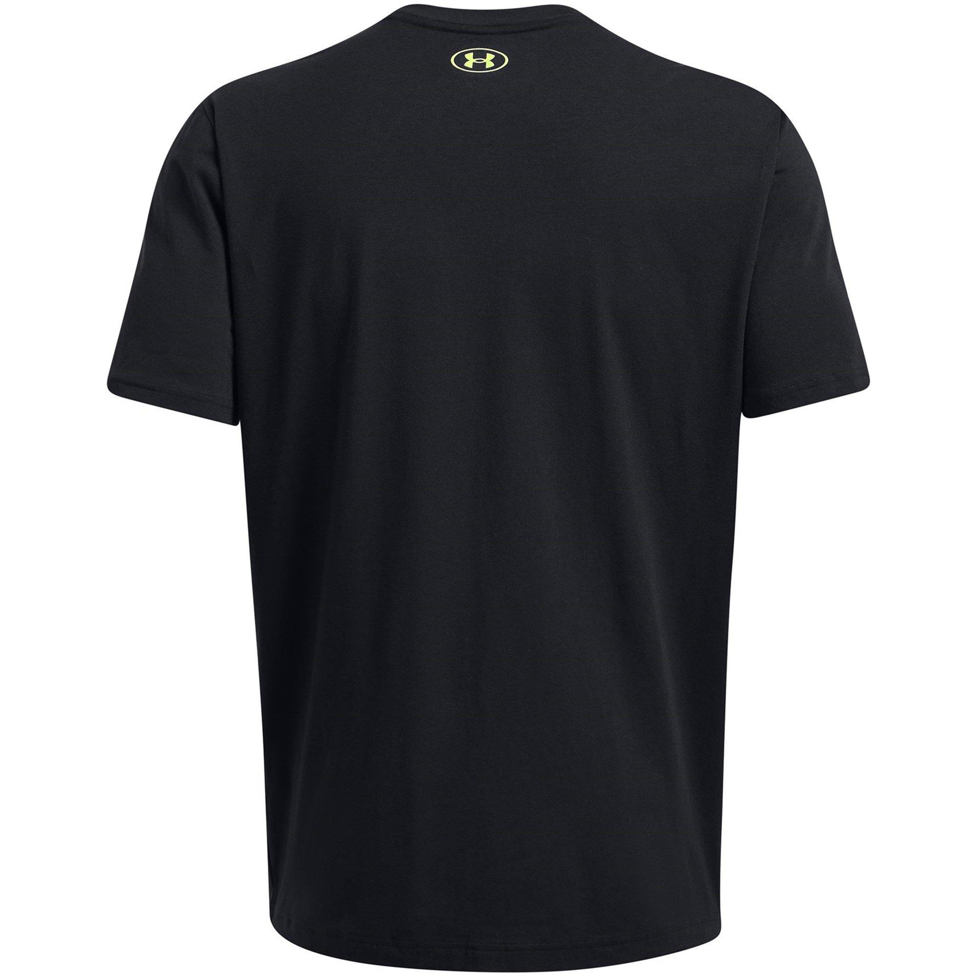 Black/Green/Wht - Under Armour - V.Logo Short-Sleeve Regular Fit T-Shirt - 4