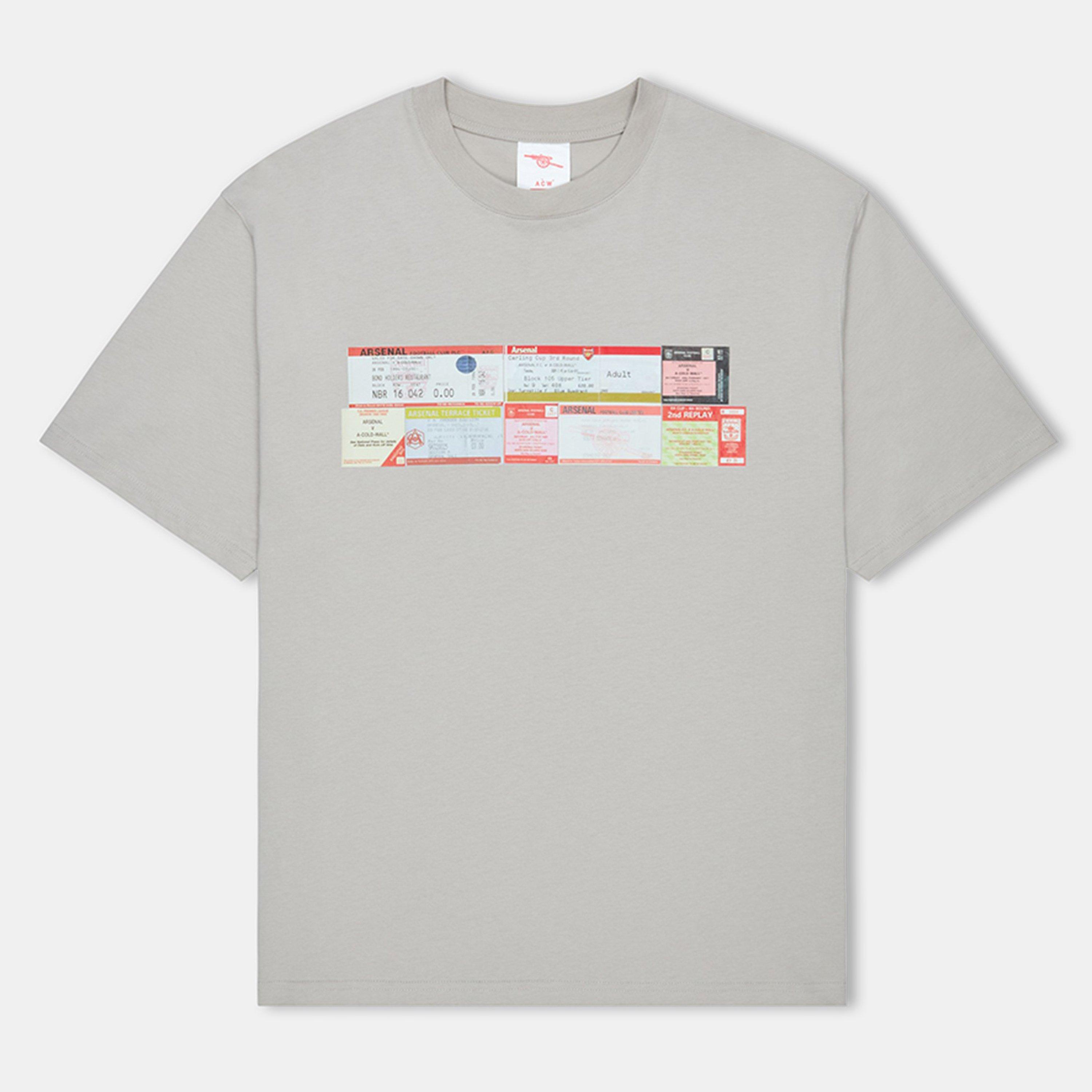 A-COLD-WALL Mens X Arsenal FC Turnstile T-Shirt