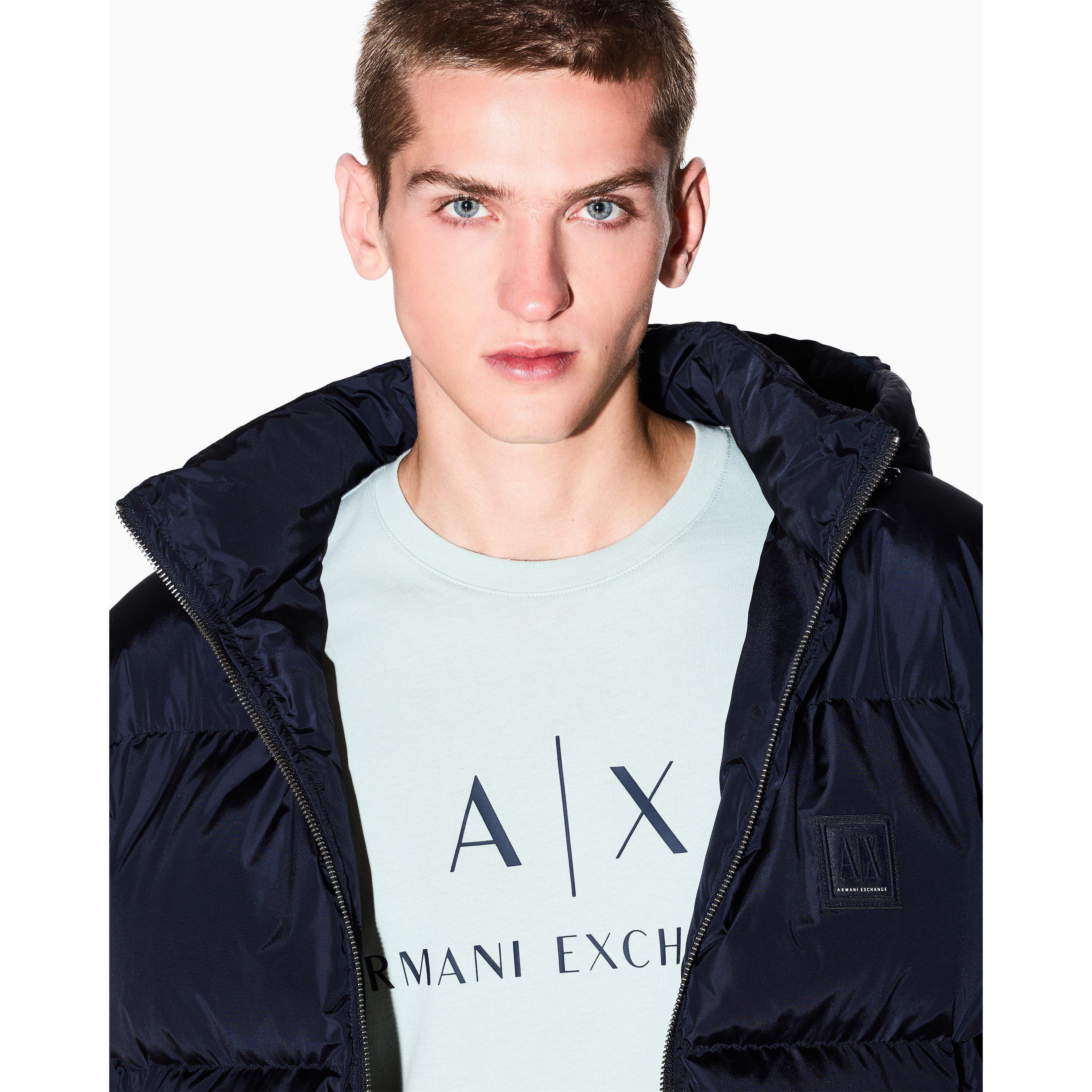 Grigio Acqua - Armani Exchange - Men's T-Shirt - 4