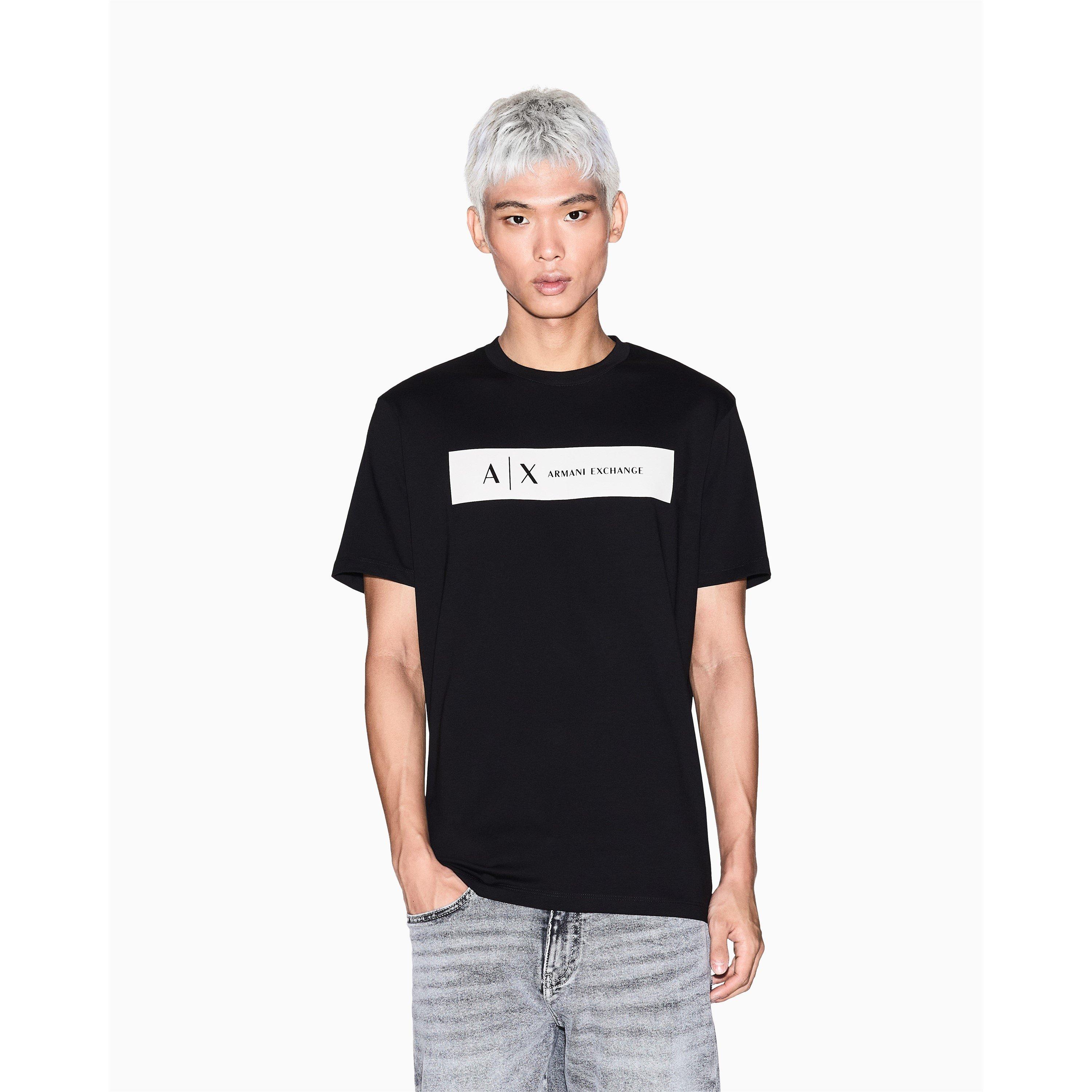 Nero - Armani Exchange - Men's T-Shirt - 1