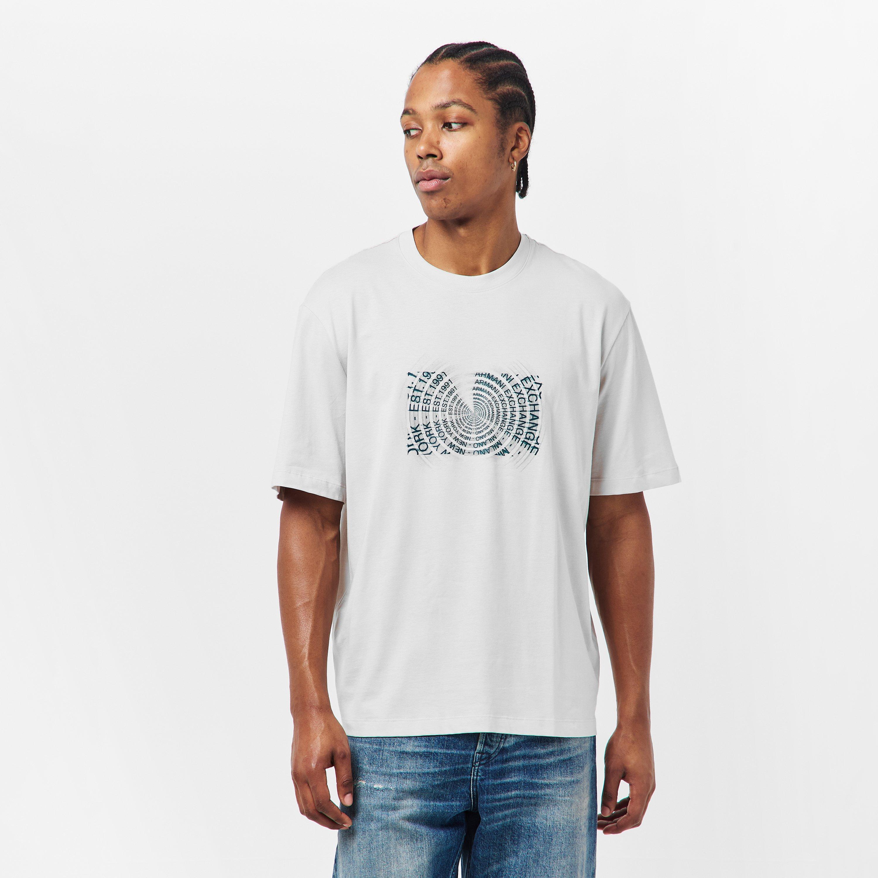 White - Armani Exchange - Men's T-Shirt - 3