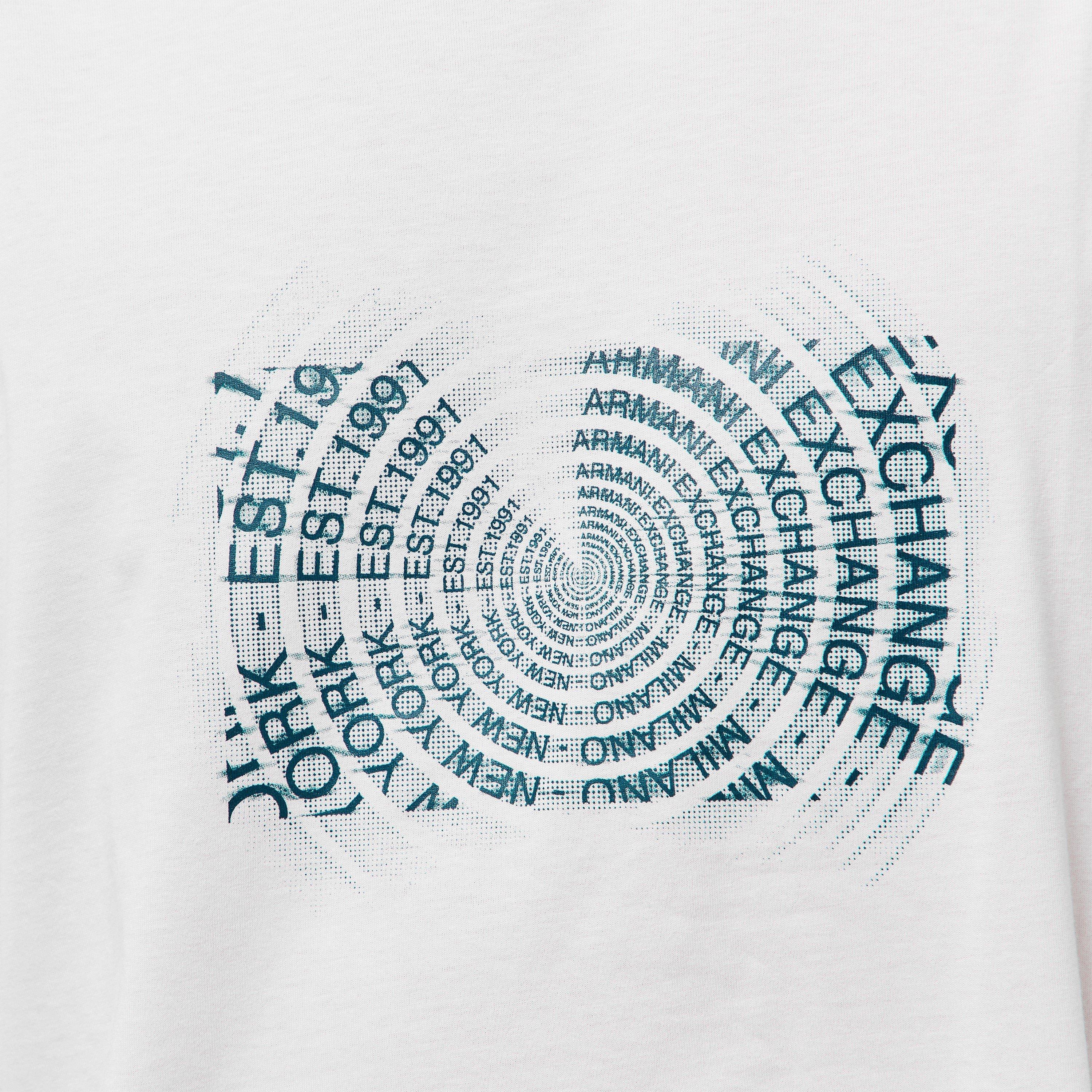 White - Armani Exchange - Men's T-Shirt - 5