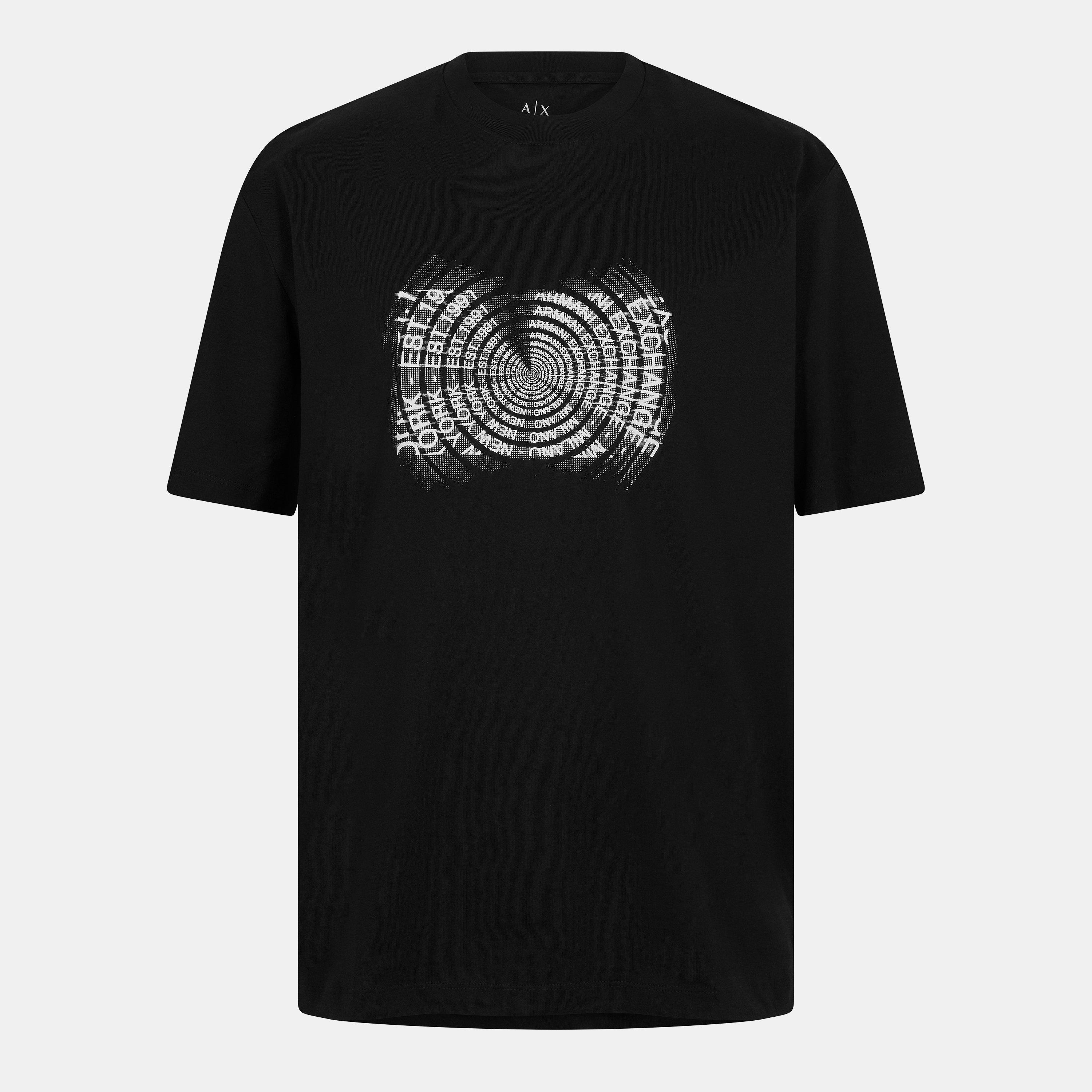 Armani Exchange Men's Black T-Shirt - XS