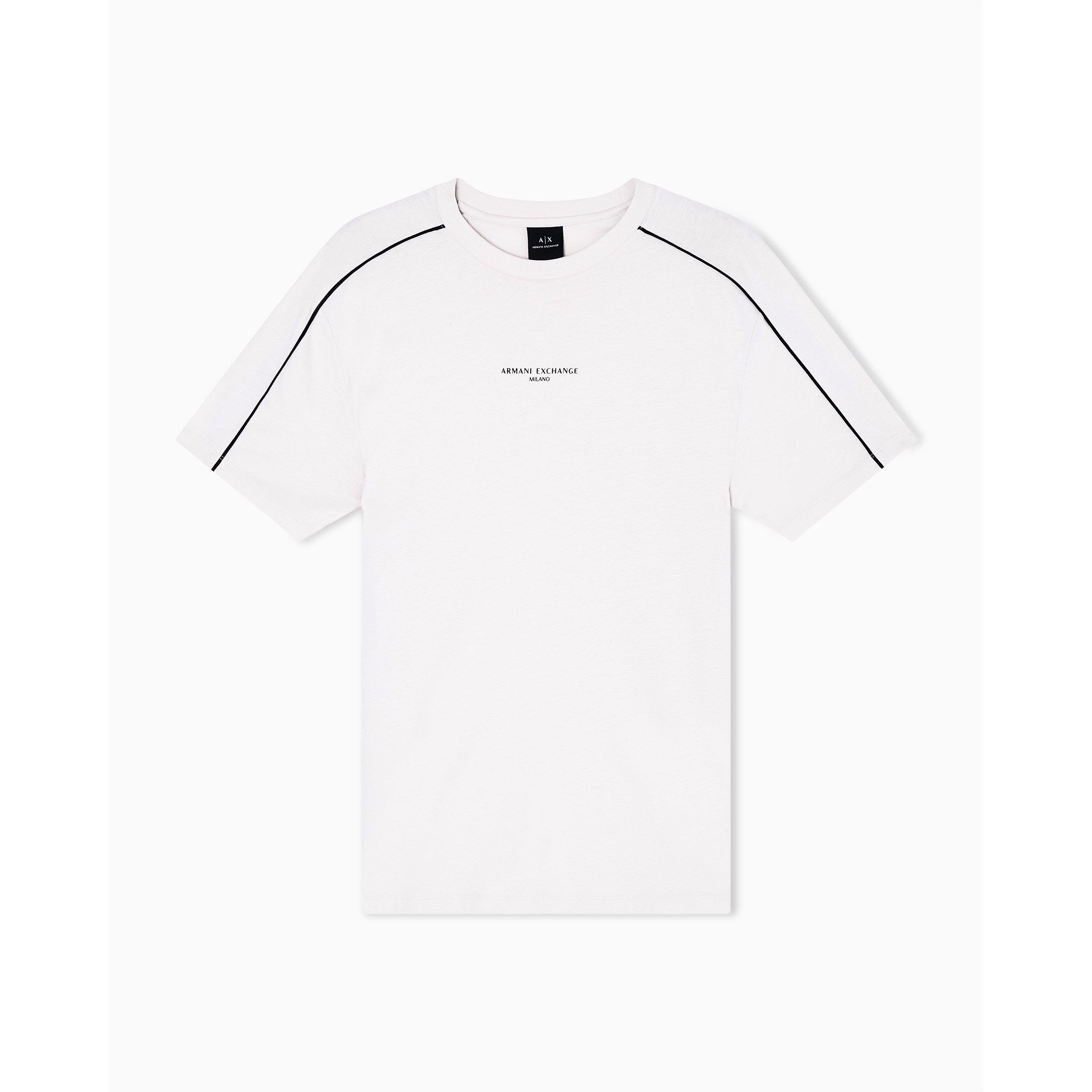 White - Armani Exchange - Men's T-Shirt - 5
