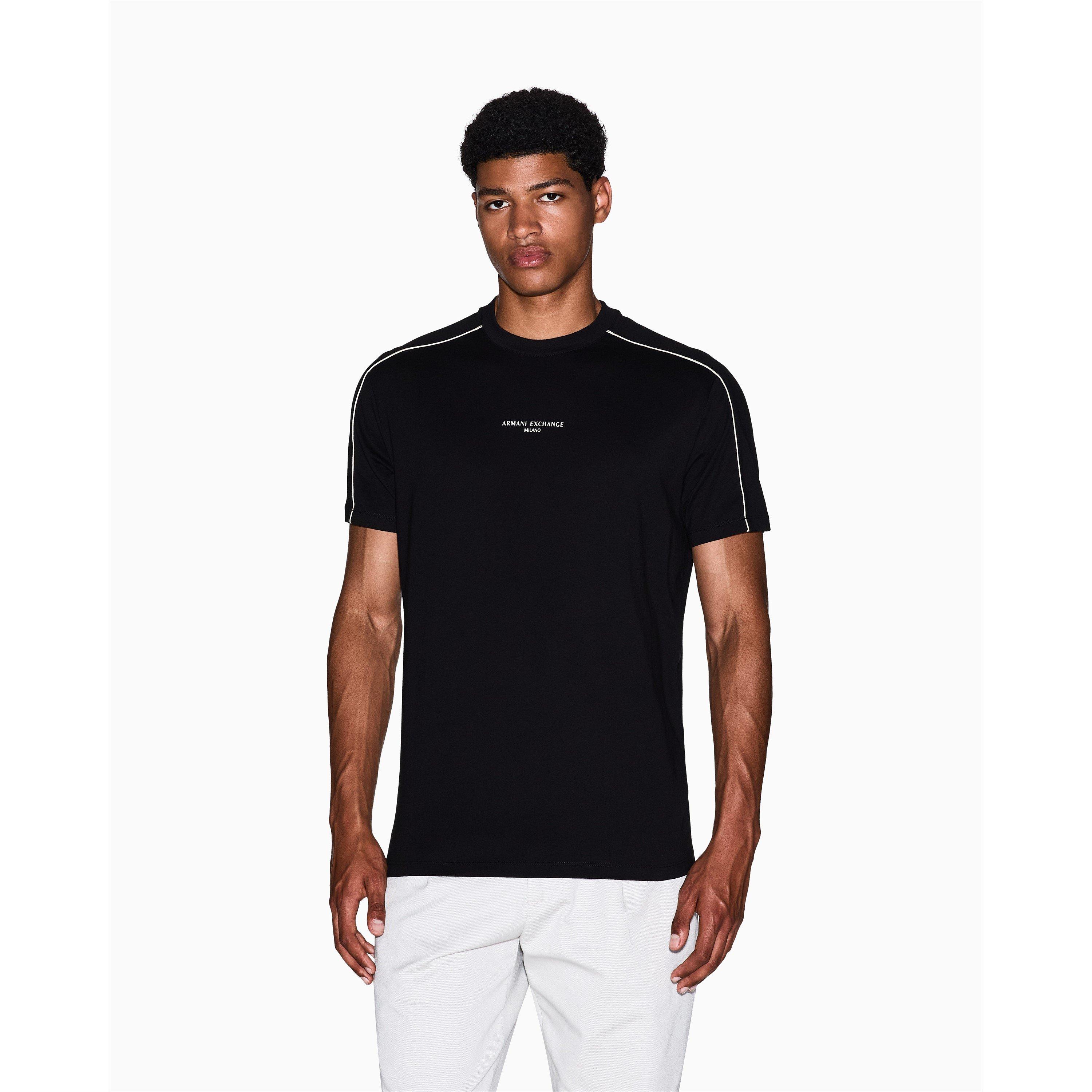Black - Armani Exchange - Men's T-Shirt - 1