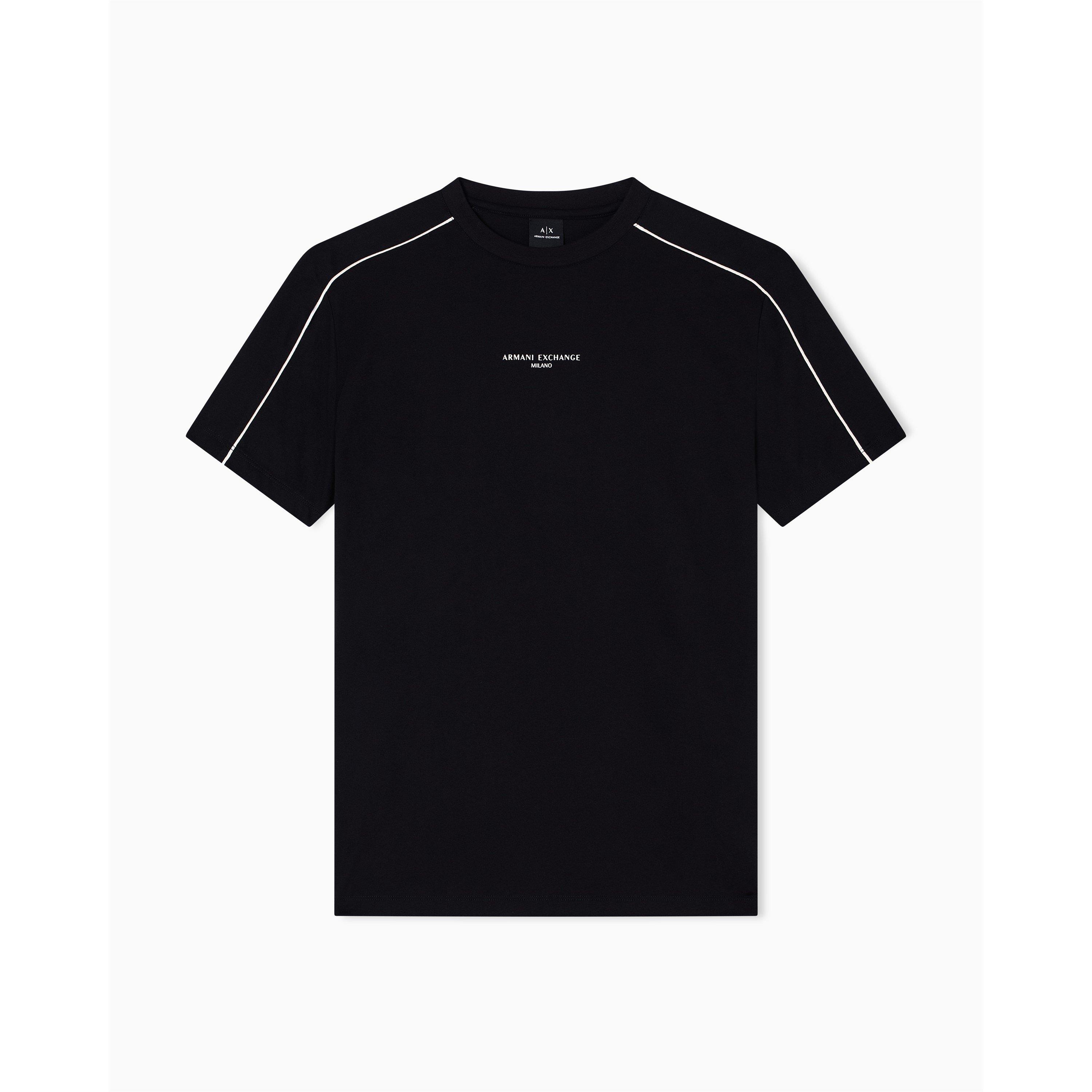 Black - Armani Exchange - Men's T-Shirt - 5