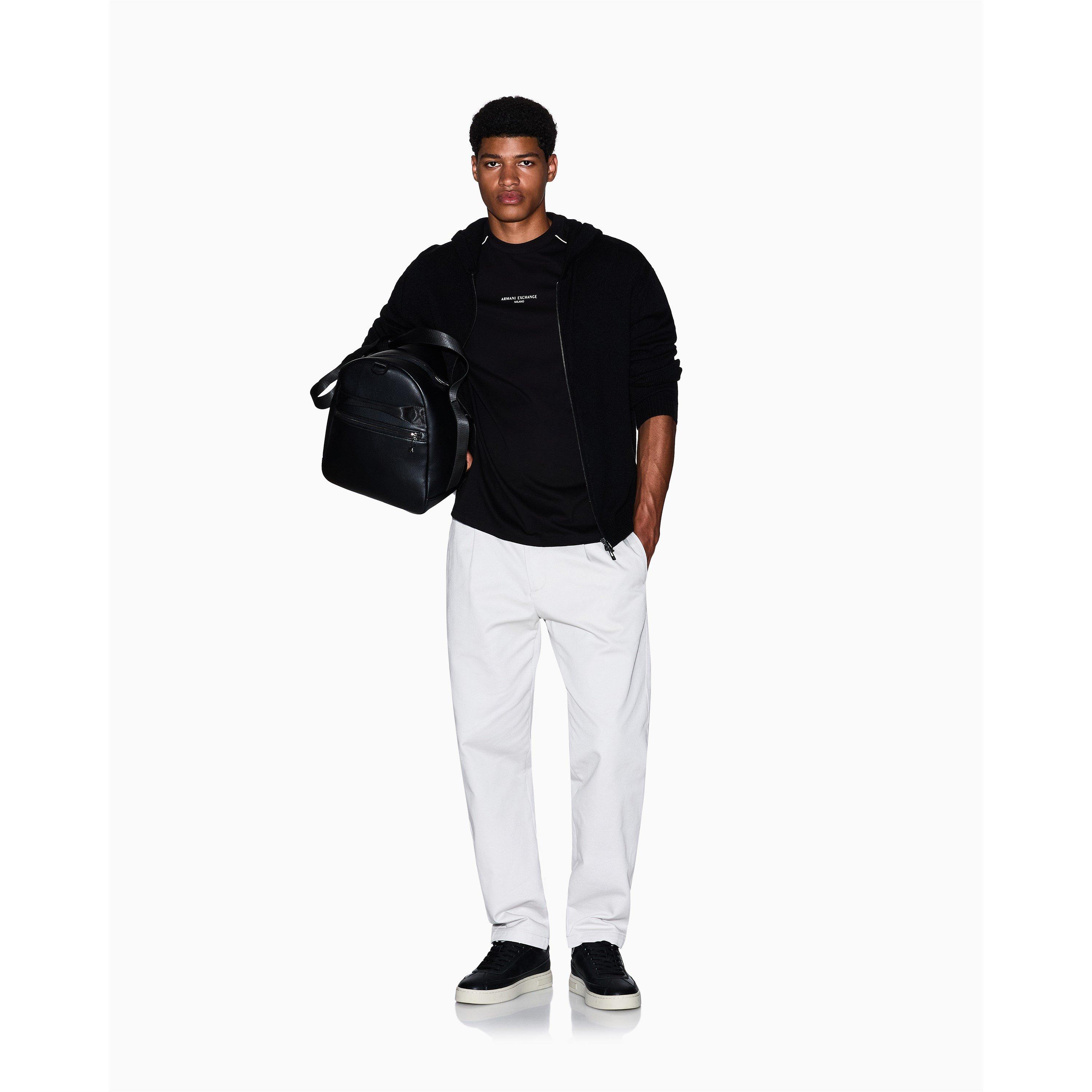 Black - Armani Exchange - Men's T-Shirt - 3