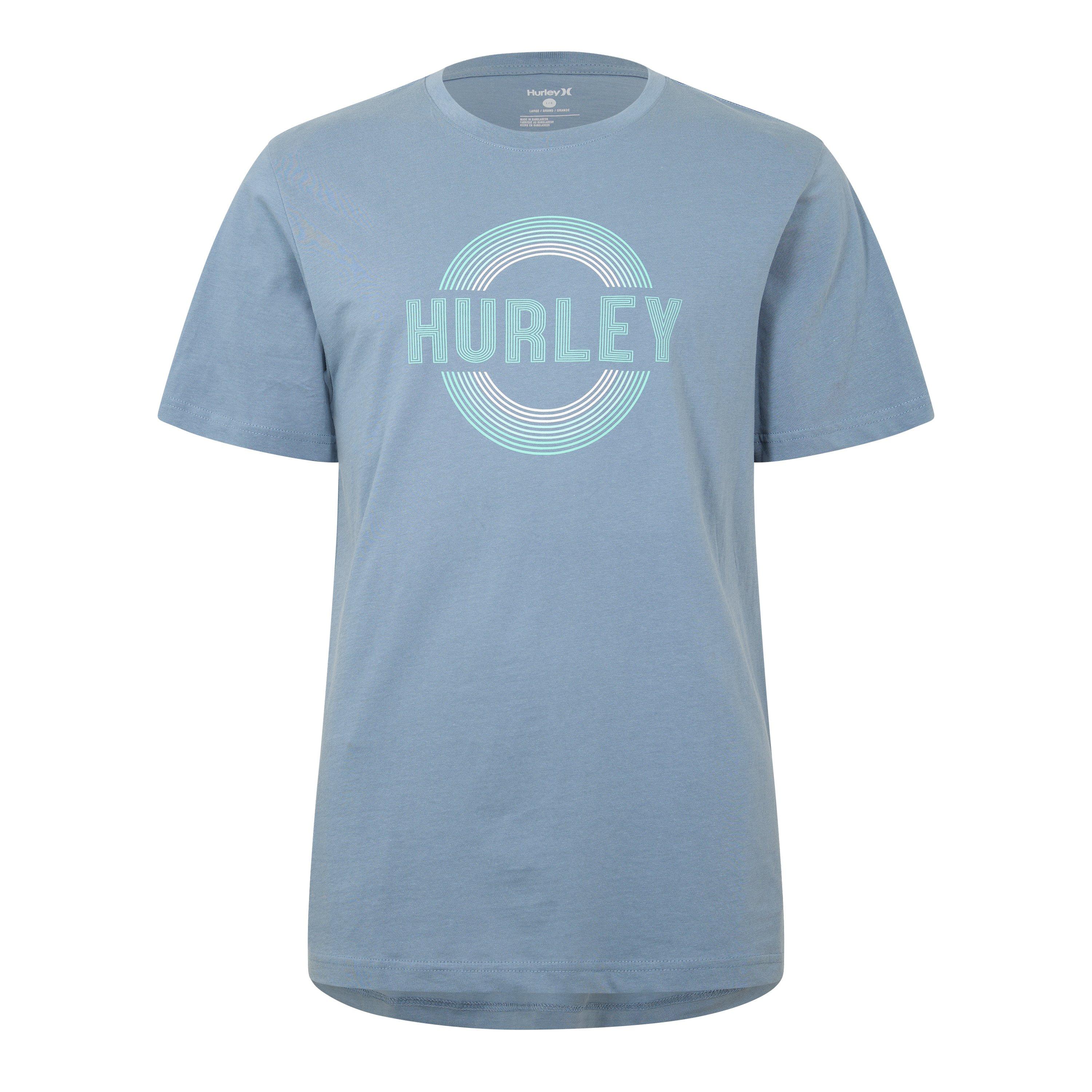 Hurley Men's T-Shirt - Blue - Medium