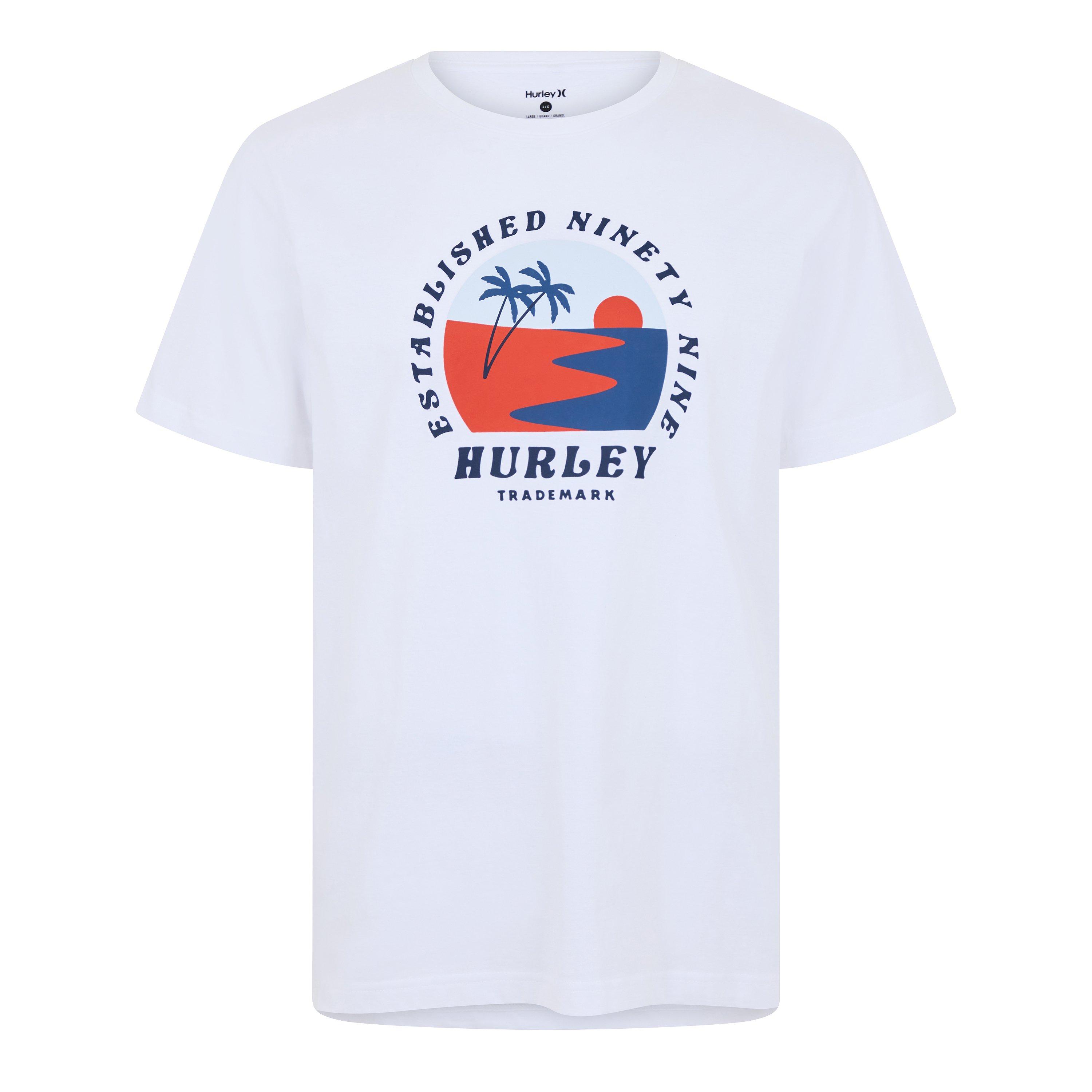 Hurley Men's T-Shirt - White - Medium