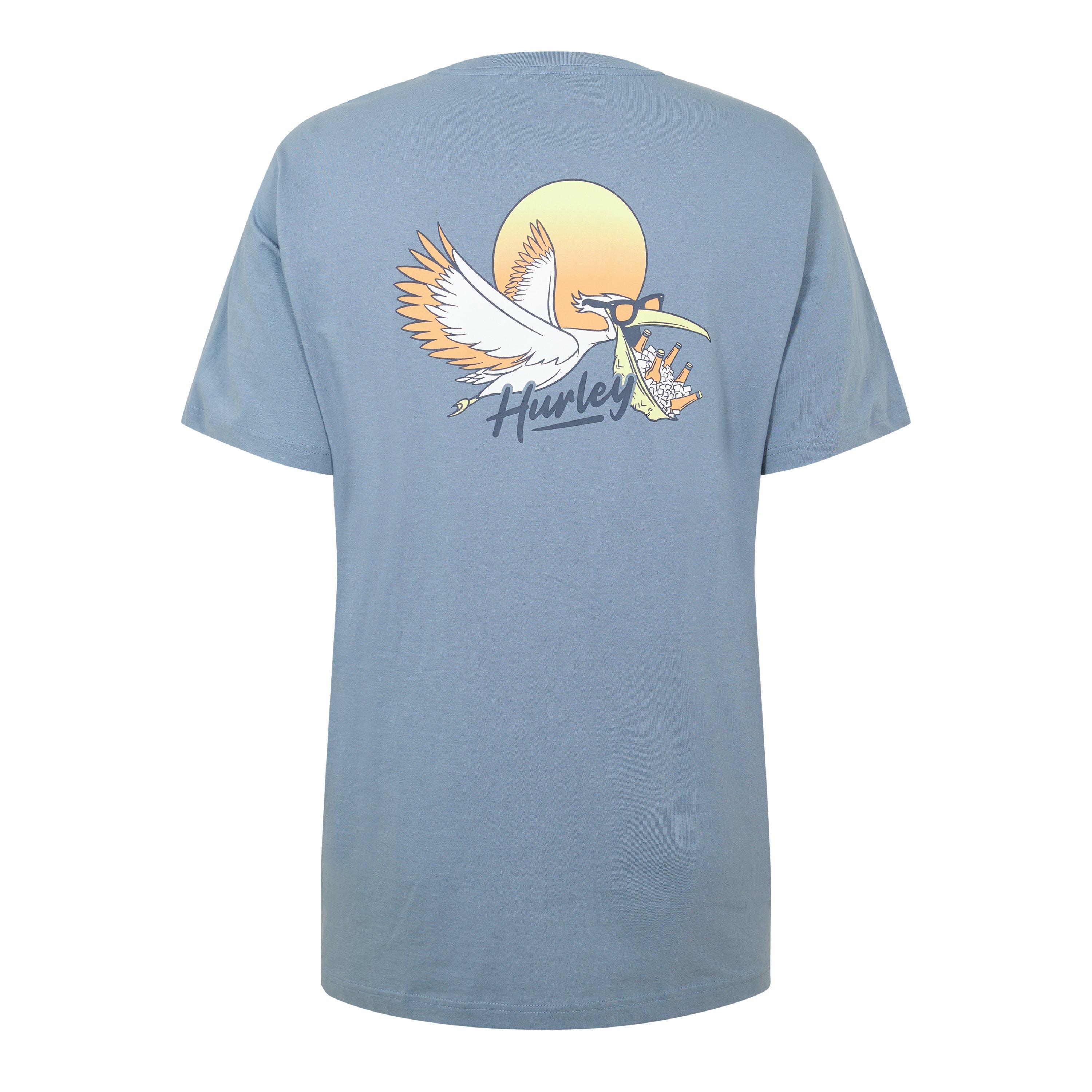 Blue - Hurley - Men's T-Shirt - 2